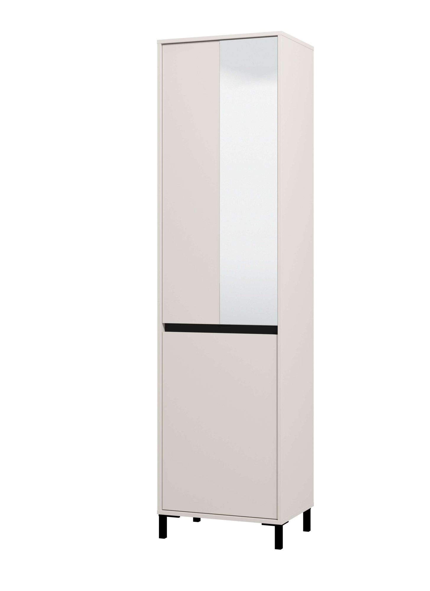 Home affaire Armoire vestiaire »Arran, Stauraumschrank, Flurschrank, ausziehbare Kleiderstange« Spiegeltür, zwei Regale. Gesamtbreite 54,5 cm