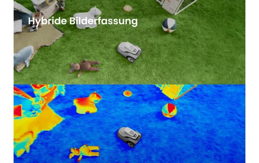  Robot tondeuse »Terramow V1000 1200 m²«  Kabelloser, KI-gesteuerter Mähroboter
