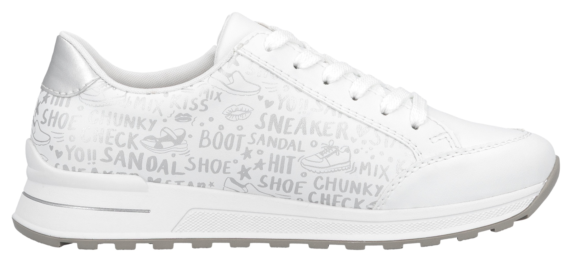 Rieker Sneakers  herausnehmbarer Soft-Einlage, Freizeitschuh, Halbschuh, Schnürschuh