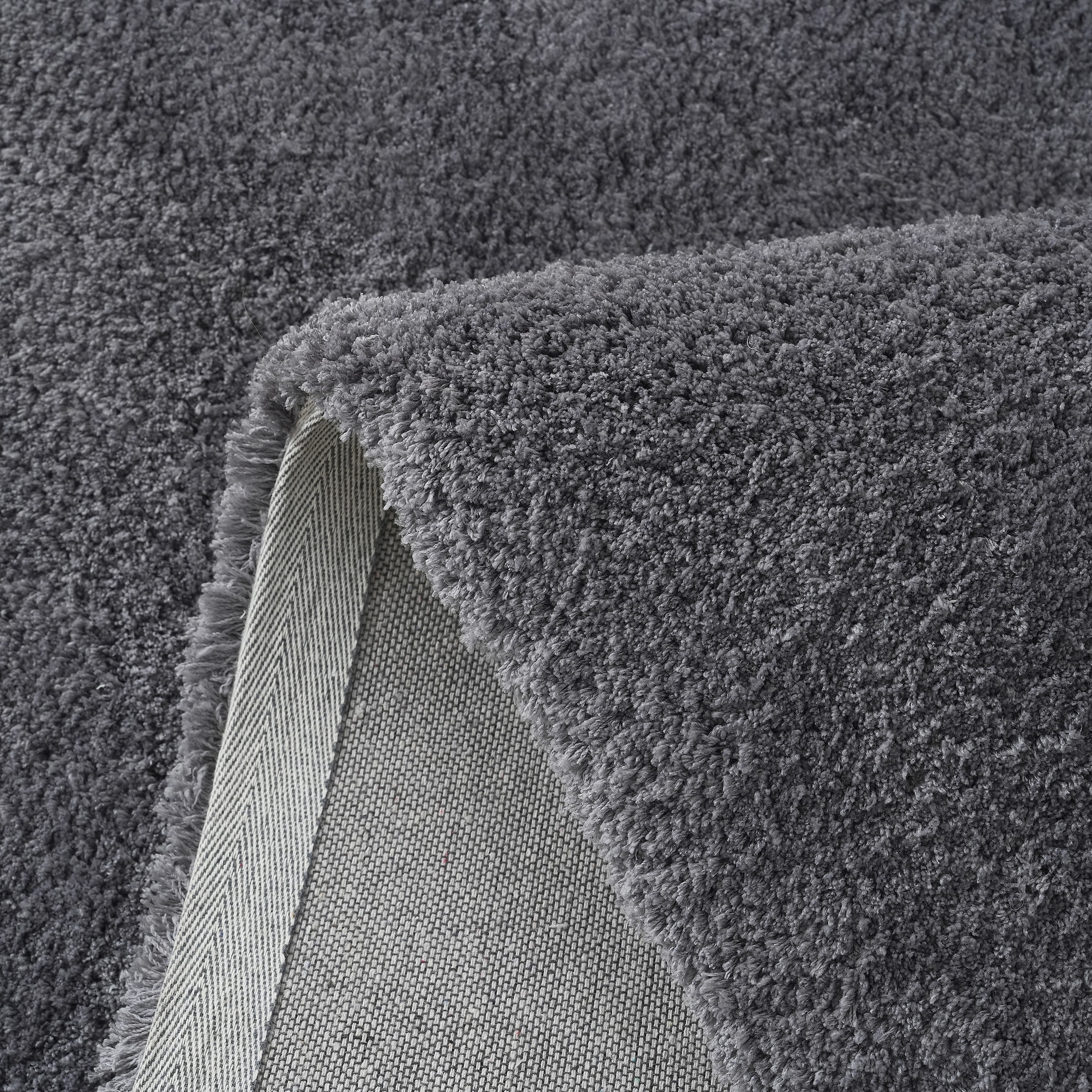 my home Bettumrandung »Microfaser Teppich Magong, besonders weich, sehr feiner Flor« Höhe 25 mm 3 tlg. Wolkenform, uni Bettvorleger, Läufer-Set, Schlafzimmer, Kinderzimmer