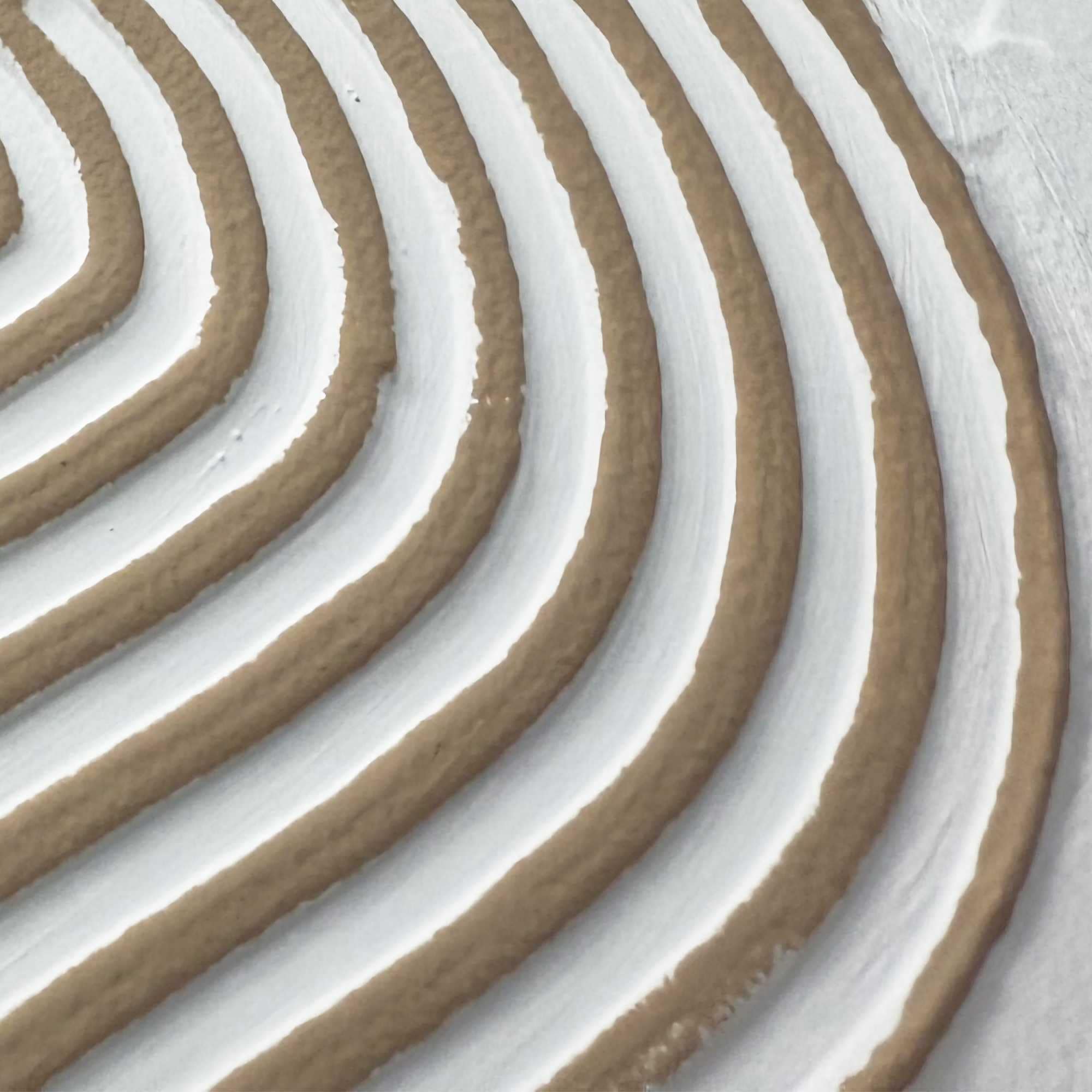 Reinders! Fresque murale »Reliefbögen« Wohnzimmer - Beige - MDF - Abstrakt - 30x40 cm