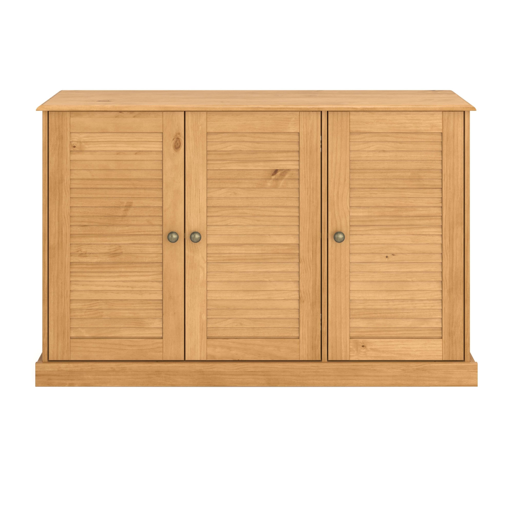 GOODproduct Sideboard »Turia, mit Lamellentüren« Kommode aus massivem Kiefernholz, FSC®, Breite 125 cm