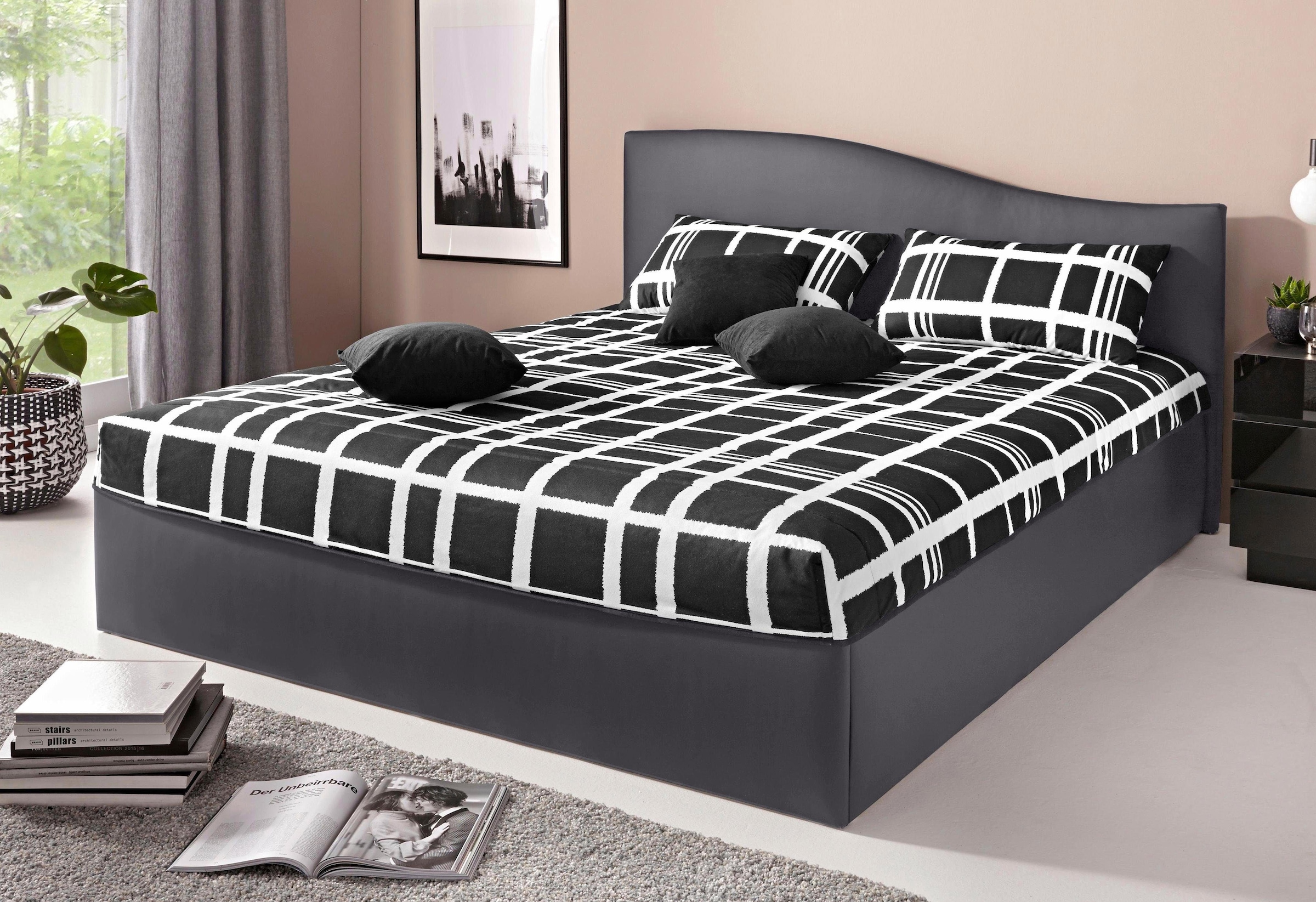 Westfalia Schlafkomfort Lit rembourré inkl. Bettkasten bei Ausführung mit Matratze