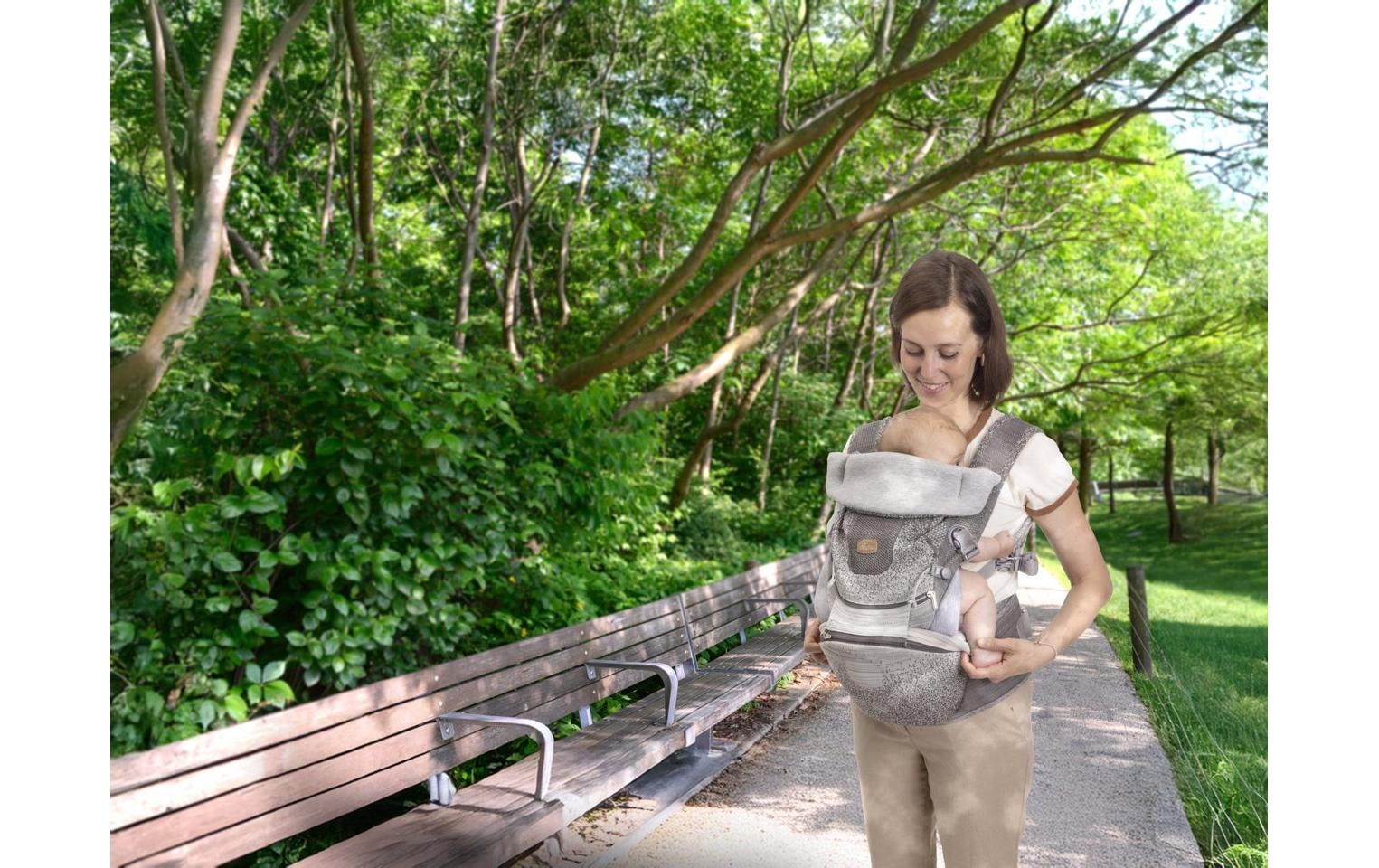 Chicco Babytrage »Airy Hip Fit« Ergonomische Babytrage mit integriertem Hüftsitz