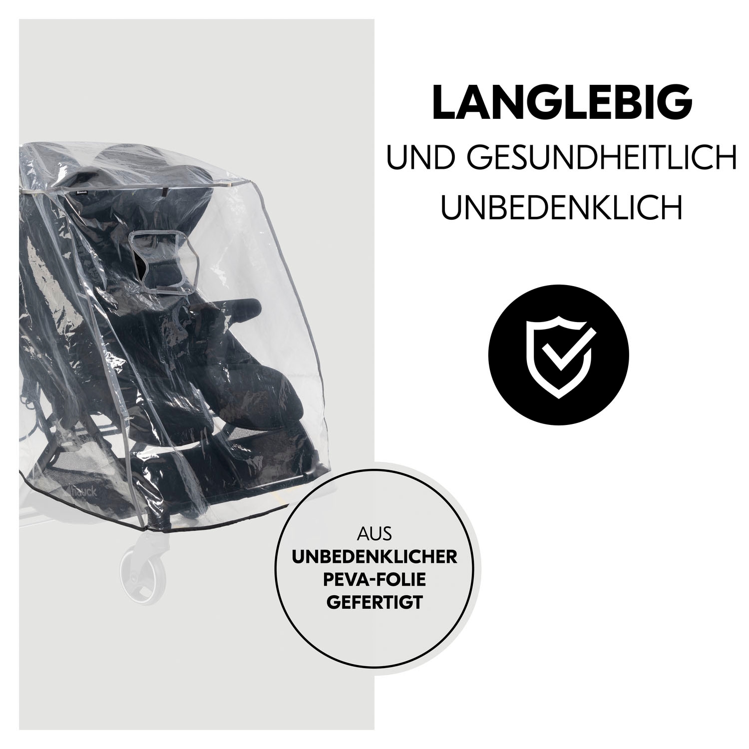 Hauck Kinderwagen-Regenschutzhülle »Pushchair Raincover Duo« für Geschwisterwagen