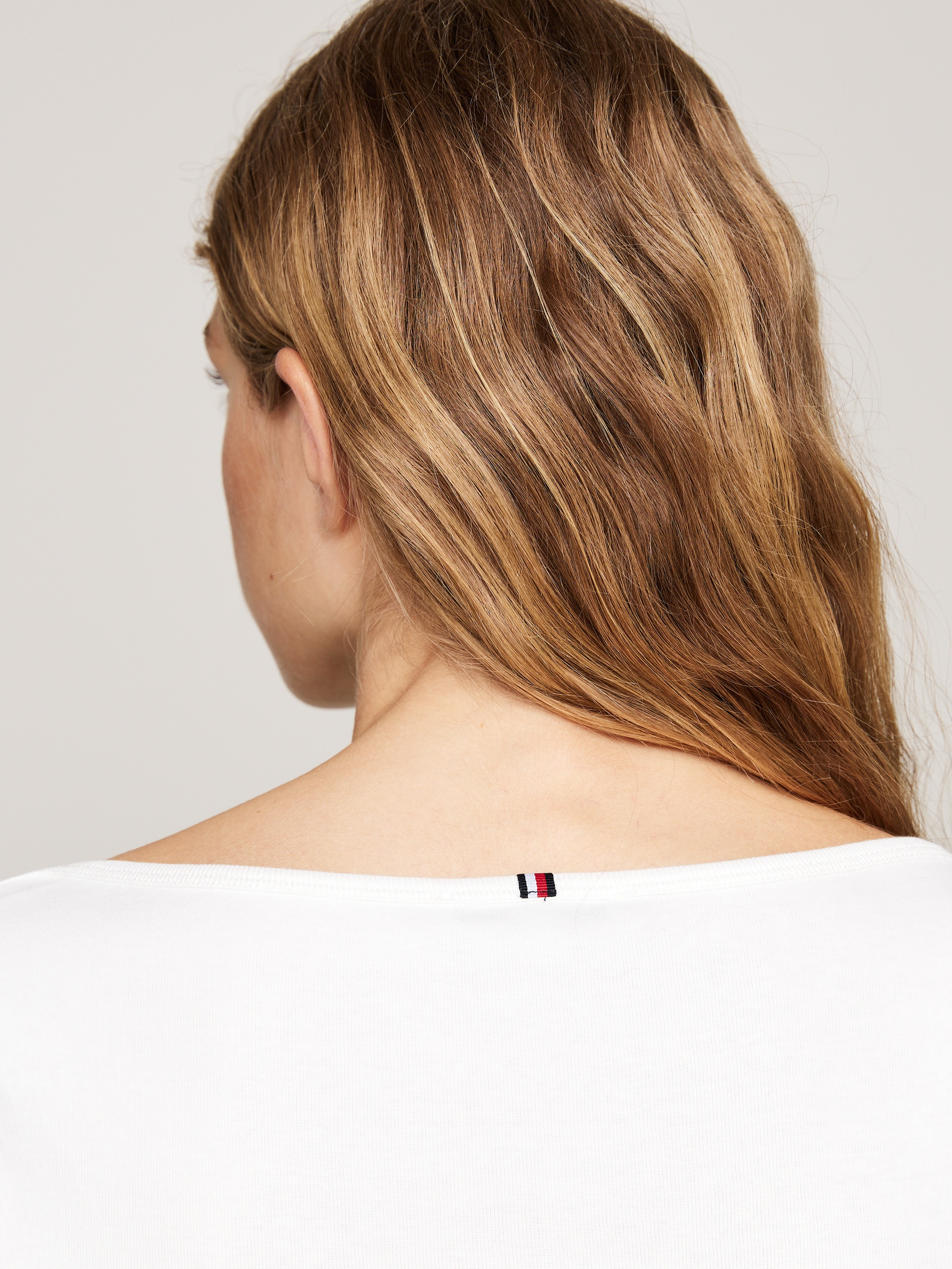 Tommy Hilfiger 3/4-Arm-Shirt »NEW CODY BOAT-NECK« Baumwolle, U-Boot-Ausschnitt, Slim Fit