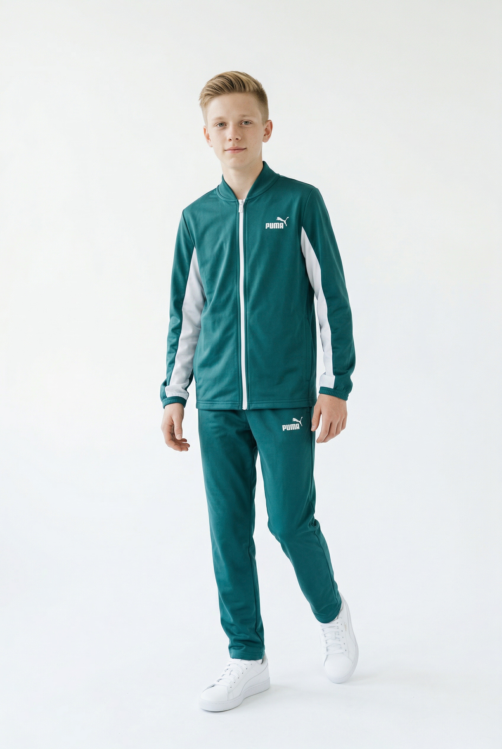 PUMA Trainingsanzug »POLY BASEBALL SUIT B« 2 tlg. mit Stehkragen, elastischer Bund mit Kordelzug