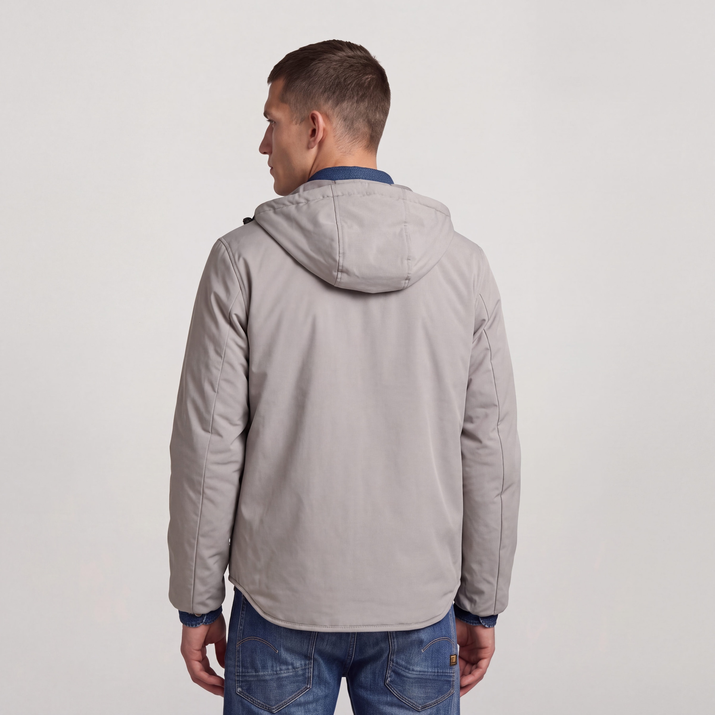 G-STAR Veste d'extérieur »Clean foundation hdd jacket« avec capuche mit Kapuze, gefüttert