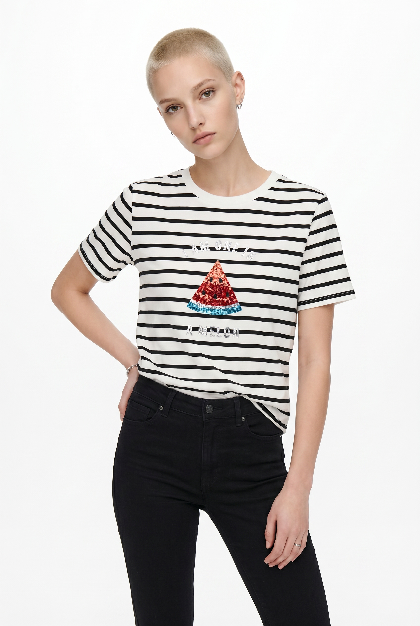 ONLY T-shirt à manches courtes »ONLKITA S/S TEE JRS NOOS« coton, coupe régulière