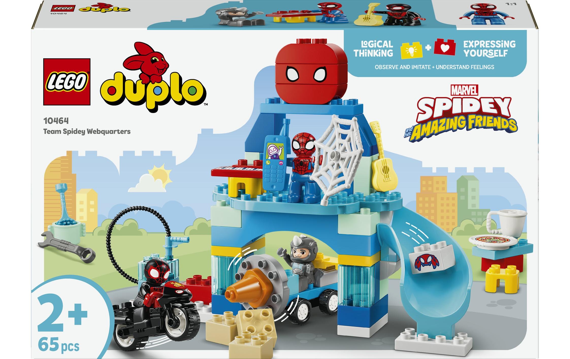 LEGO® Pions de construction »Team Spideys Hauptquartier (10464), LEGO DUPLO Disney« fabriqué en Europe