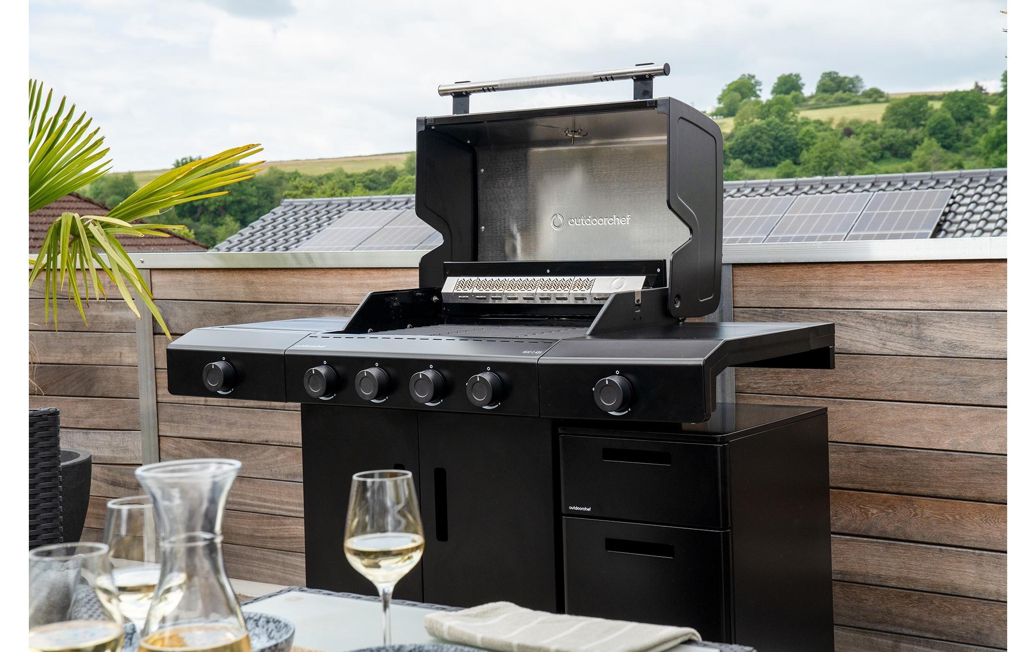 OUTDOORCHEF Gasgrill »Heat C-435 RB« Leistungsstarke 4-Brenner Grillstation