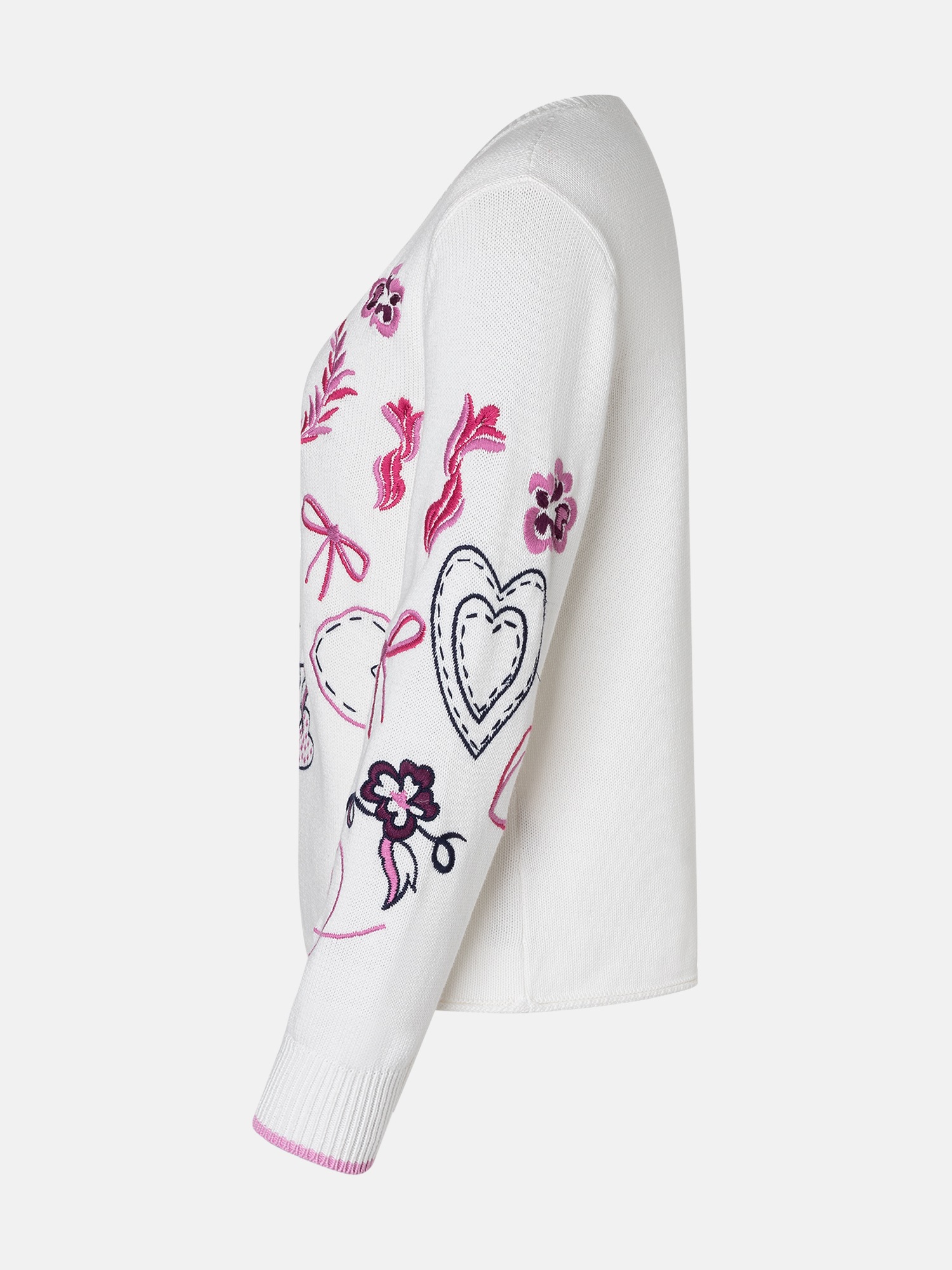 Lieblingsstück Strickpullover »DoritaL« mit verspielten Stickereien