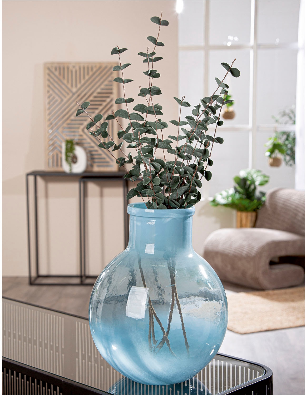 GILDE Tischvase »Vase bauchig "Novelle"«