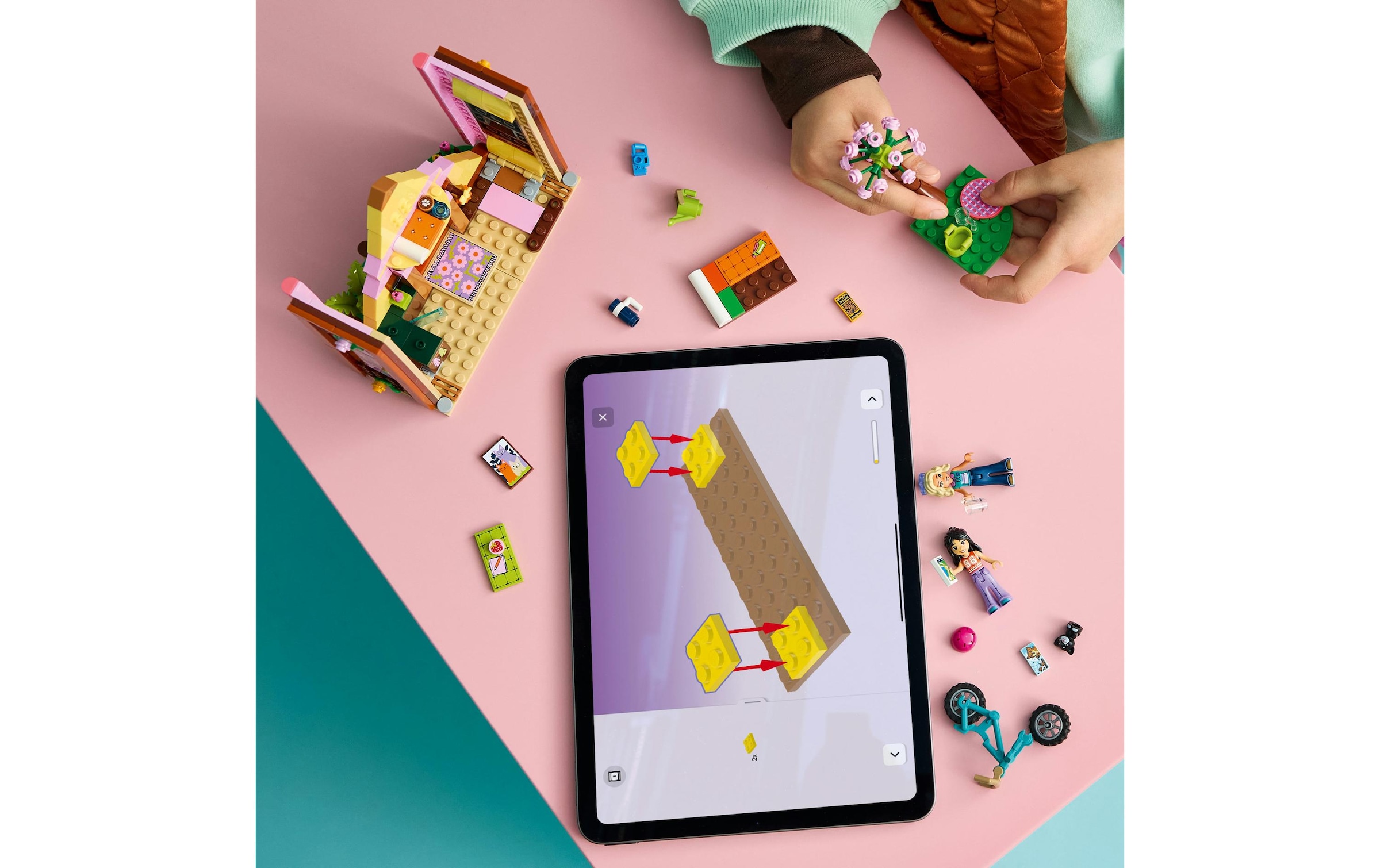 LEGO® Pions de construction »Glampinghütte in freier Natur (42682), LEGO Friends« fabriqué en Europe