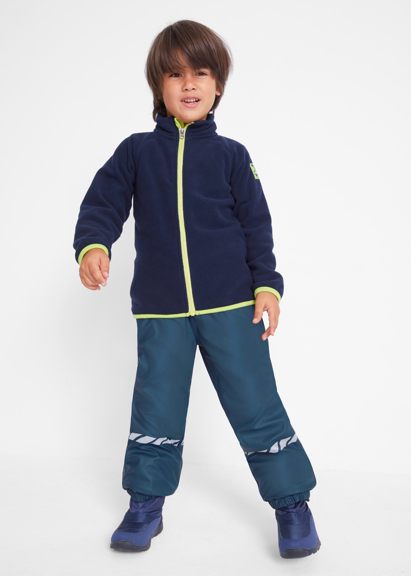 bonprix Pantalon de pluie »Thermo Regenhose mit Fleecefutter«  Thermo Regenhose mit Fleecefutter