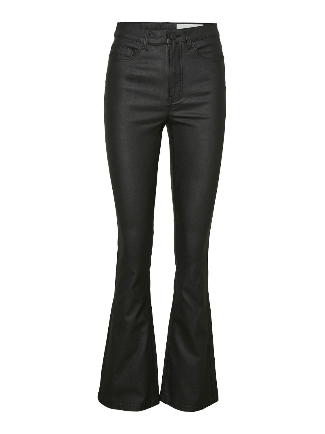 Noisy may Pantalon imitation cuir »NMSALLIE HW FLARE COATED PANTS NOOS«