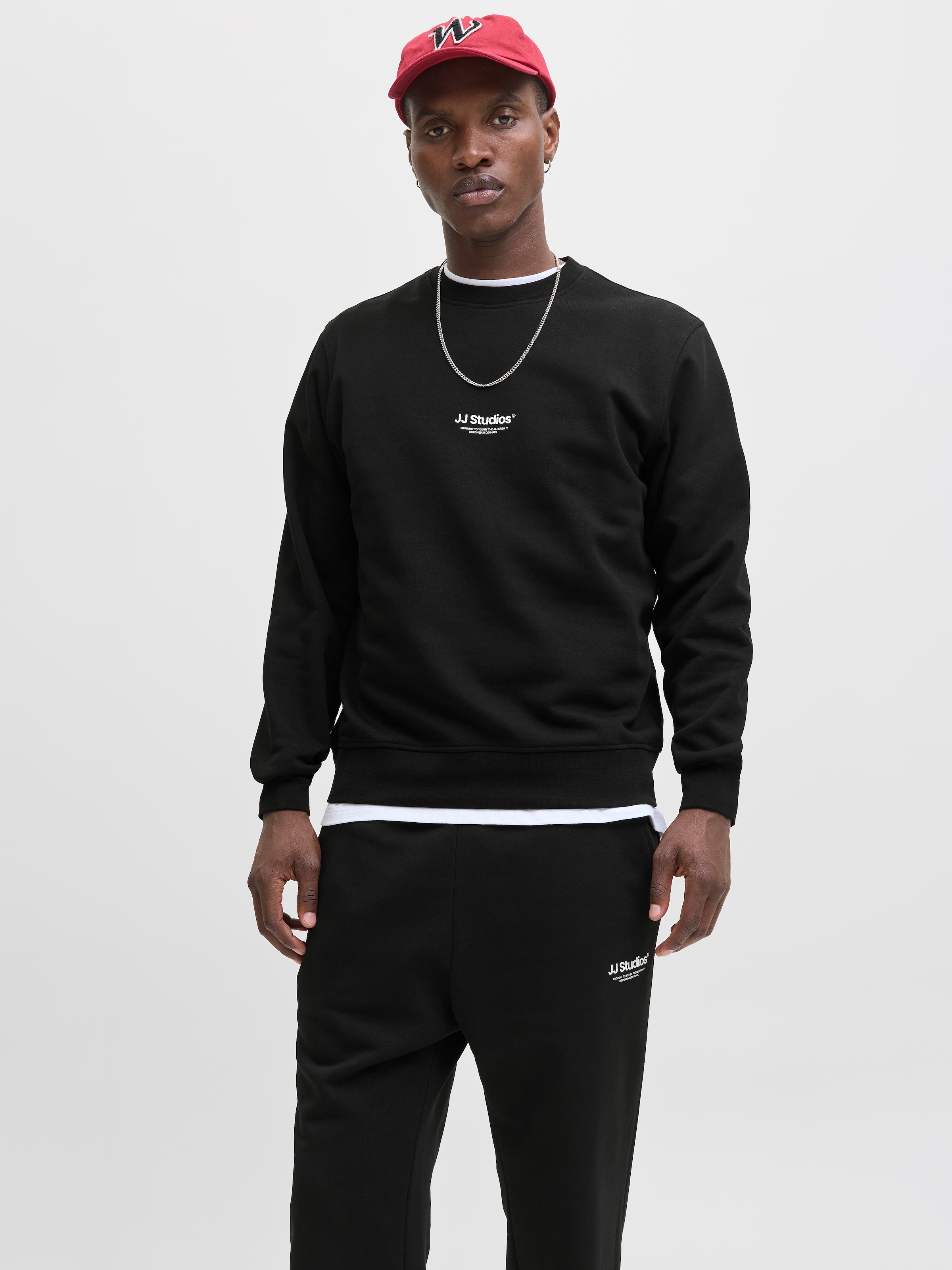 Jack & Jones Sweatshirt »JJESOHO SWEAT CREW NECK NOOS«, Baumwollmischung, relaxed fit
