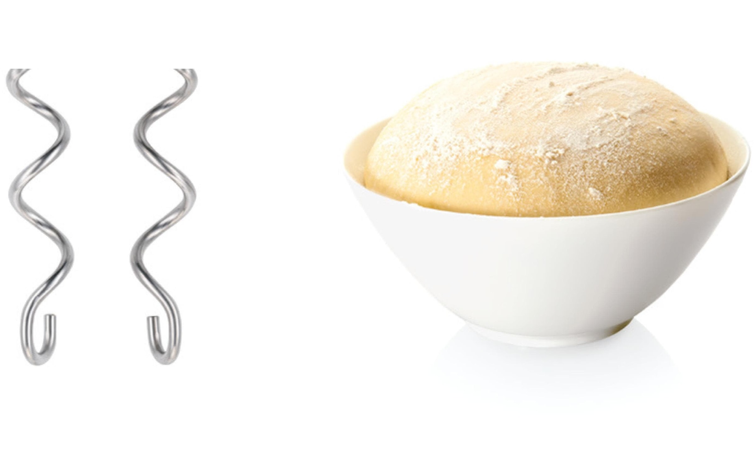 BOSCH Handmixer »Styline MFQ4030, Edelstahl Rührbesen/Knethaken, 5 Stufen, weiss« 500 W Turbotaste, leichtes Gehäuse, Made in Europe