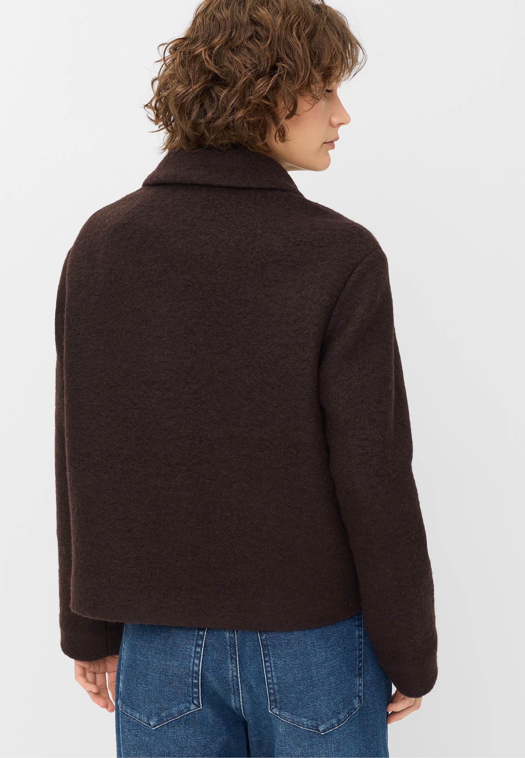 Fuchs Schmitt Veste courte Mélange de laine, coupe regular