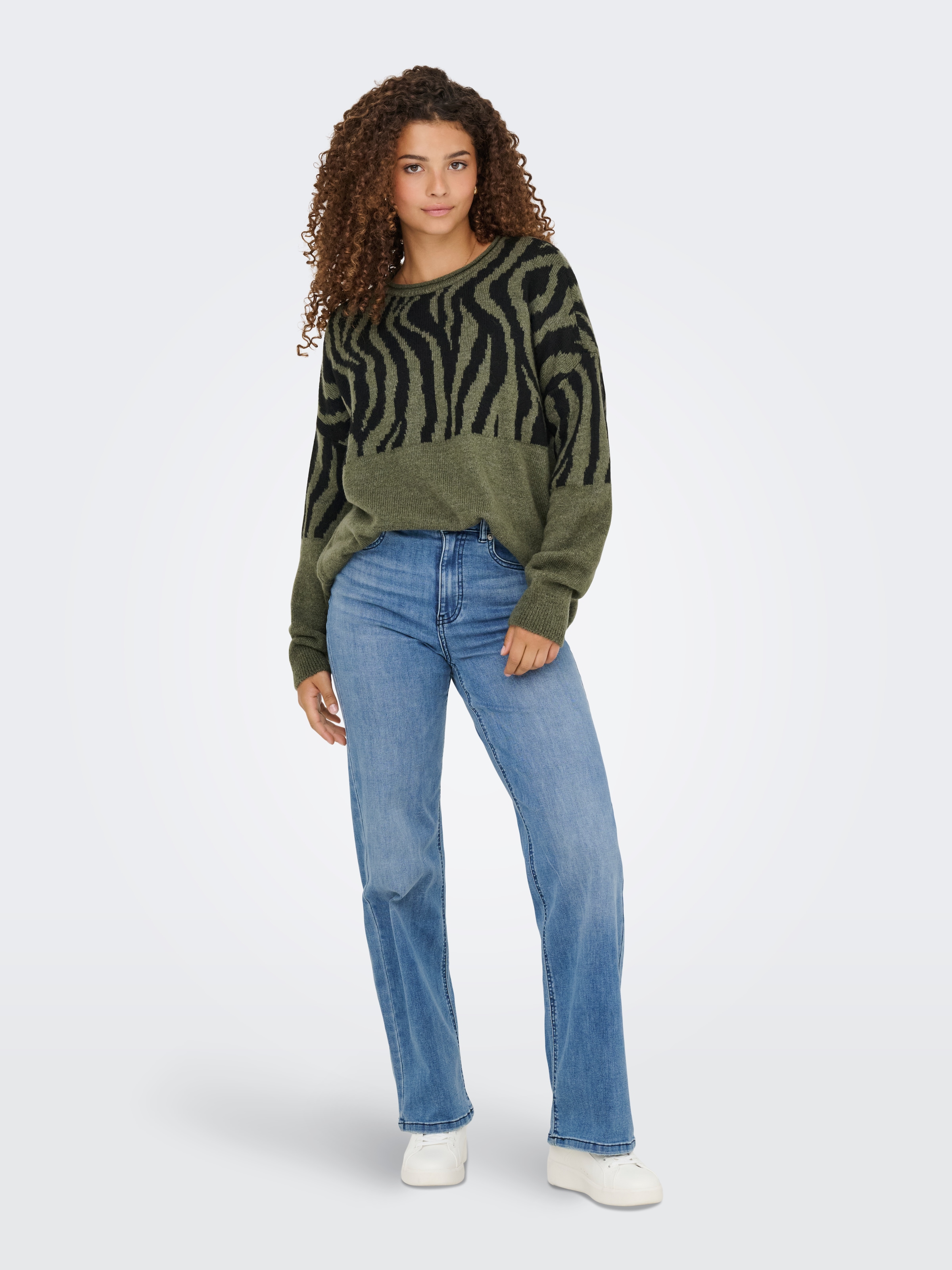 ONLY Jeans taille haute »ONLJUICY-WAUW HW WIDE DNM GUA113 NOOS«