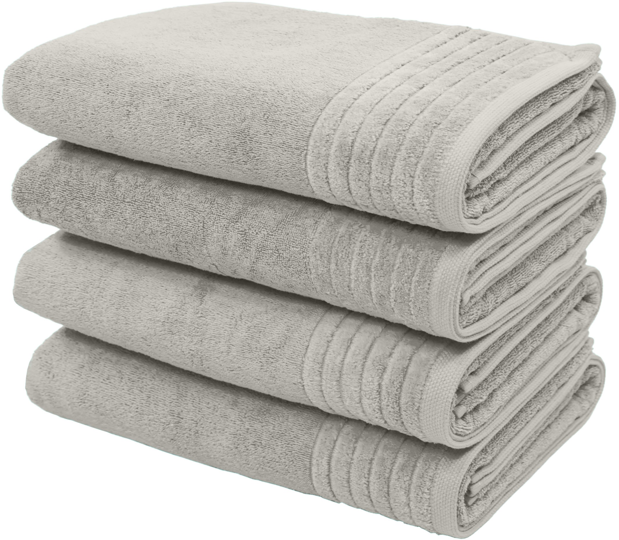 GOODproduct Duschtücher »Sanremo Premium, Premium Handtücher, 600 gr/m², 70x140cm« mit Bordüre, flauschig und weich, dicke Qualität, 5 Jahre Garantie
