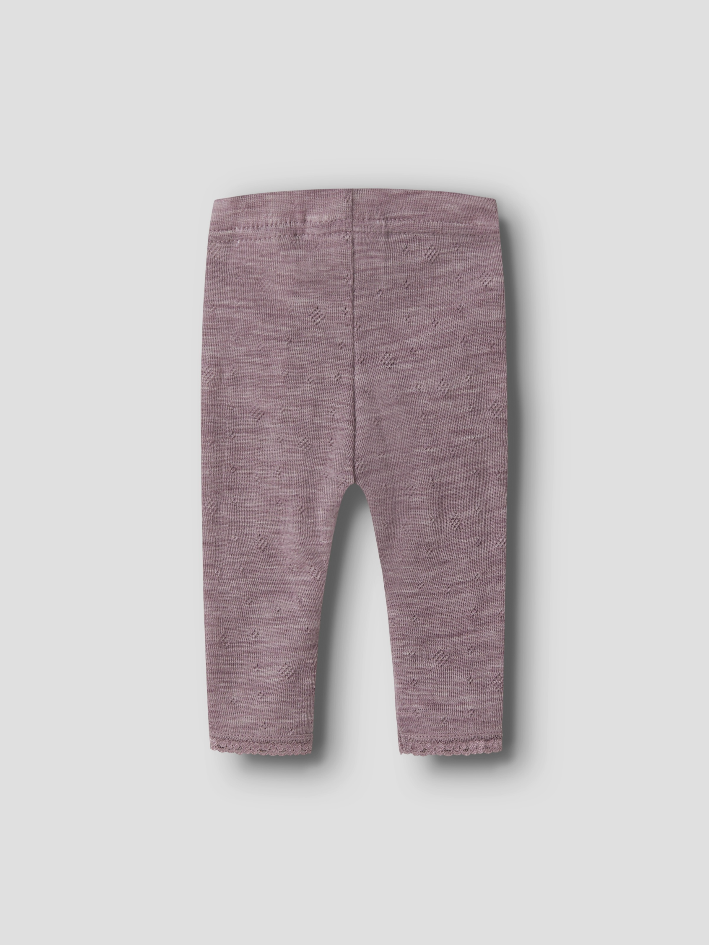 Name It Leggings »NBFWANG WOOL NEEDLE LEGGING SOLID NOOS«  laine, coupe slim
