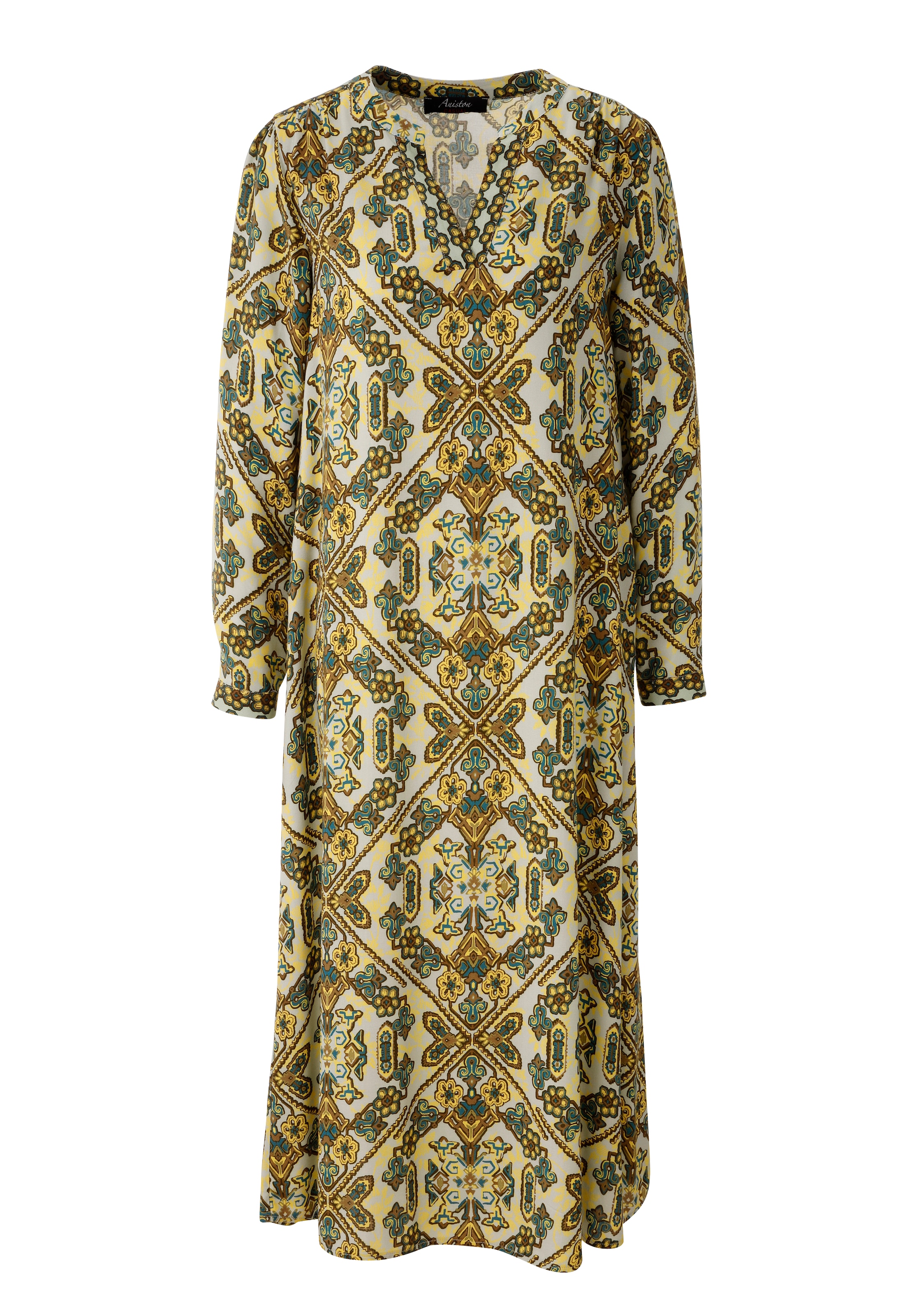 Aniston CASUAL Robe chemisier mit extravagantem, grafischen Druck - NEUE KOLLEKTION