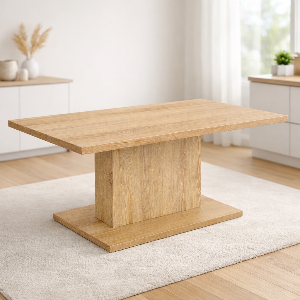 GOODproduct Esstisch »Atina Säulentisch, Küchentisch, Speisetisch, Dekortisch« Moderner Esstisch für 4-6 Personen, erhältlich in Trend-Dekoren