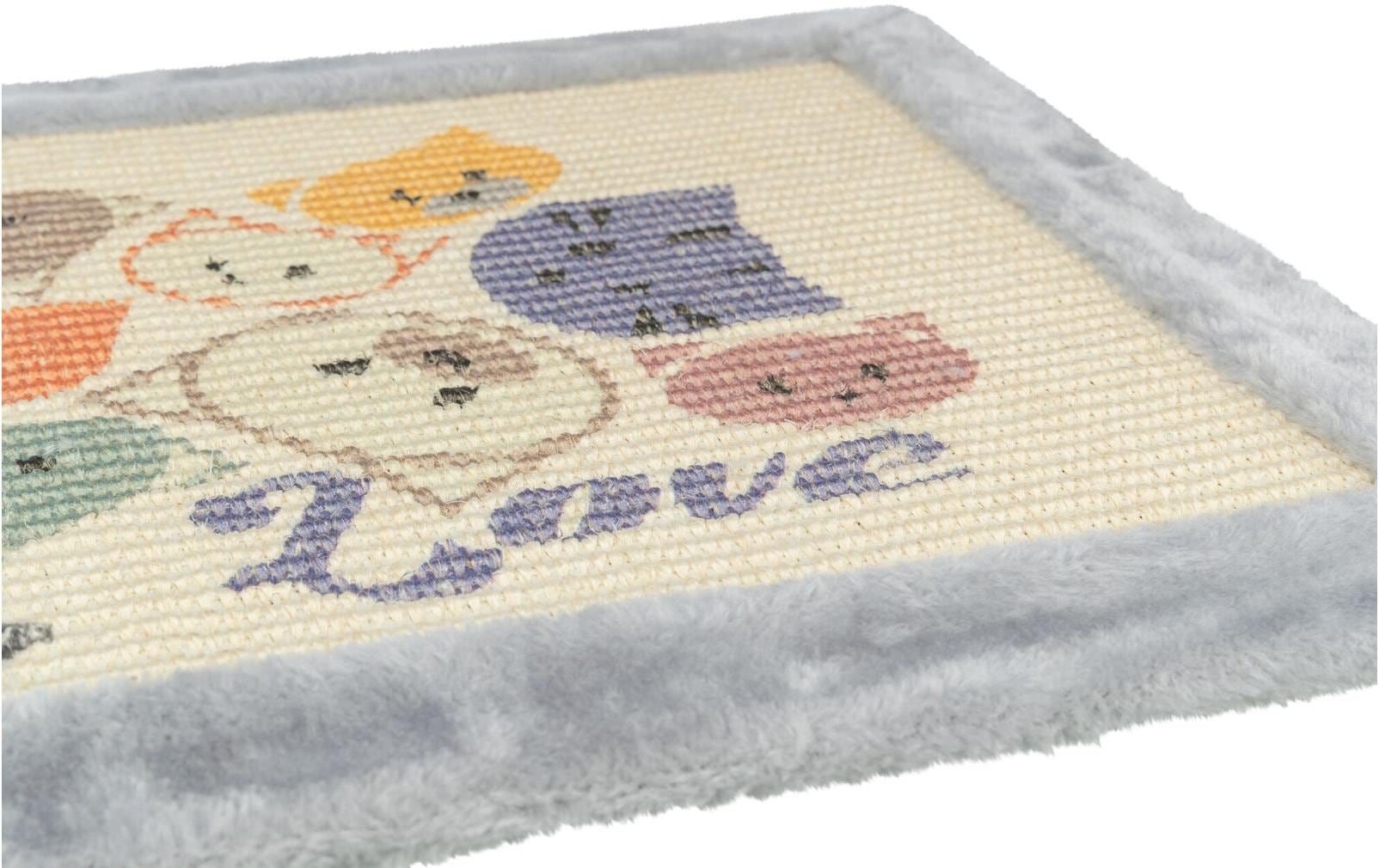 TRIXIE Planche à gratter »Mimi 70 x 45 cm« Fond antidérapant