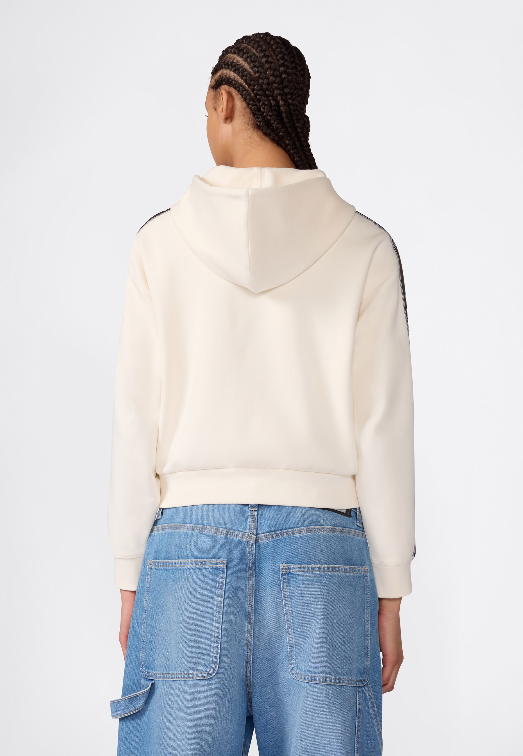 Champion Sweat à capuche »SPORTWEAR ZIP-UP HOODIE Cropped Fit Stretch Cotton« au style sportif, manches longues, mélange de coton stretch, coupe courte