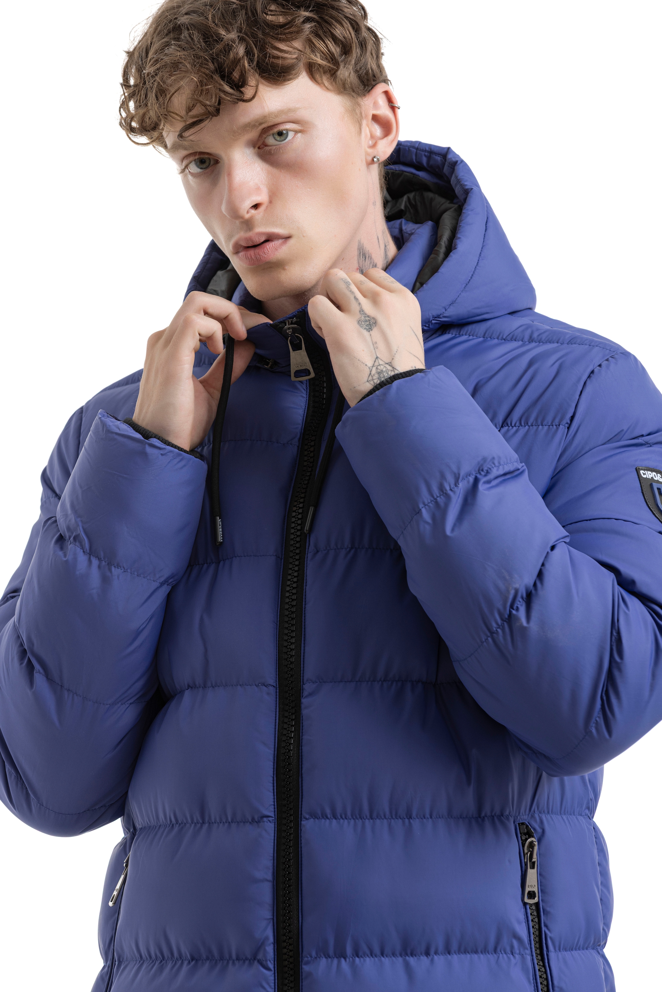 Cipo & Baxx Steppjacke mit Kapuze