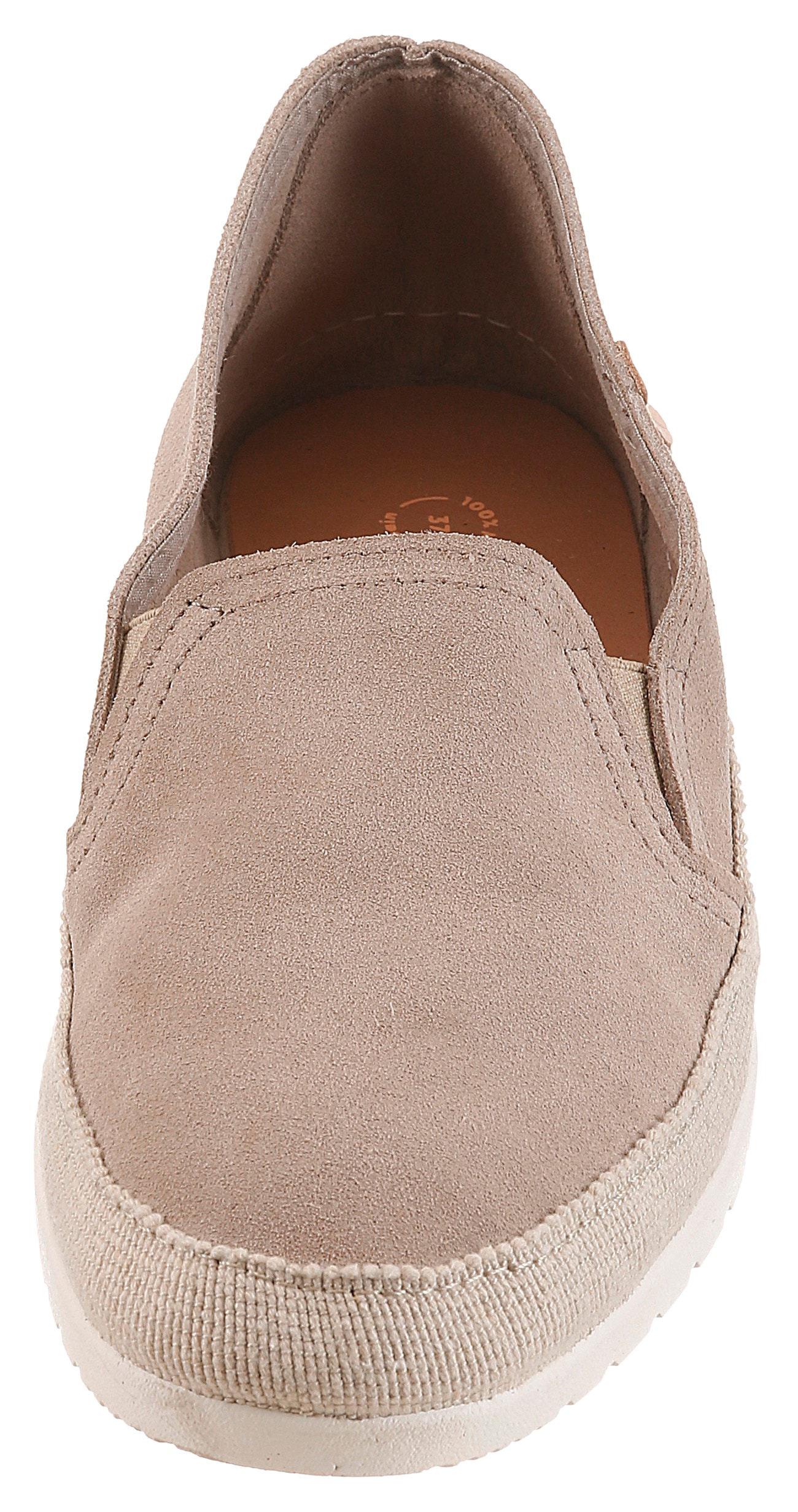 VERBENAS Slipper »NURIA«  espadrille, chaussure à enfiler, chaussure basse avec inserts stretch