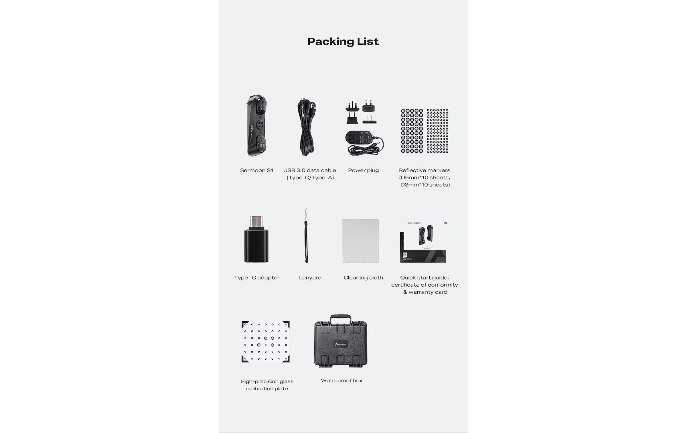 Creality 3D-Scanner »Creality Sermoon S1«