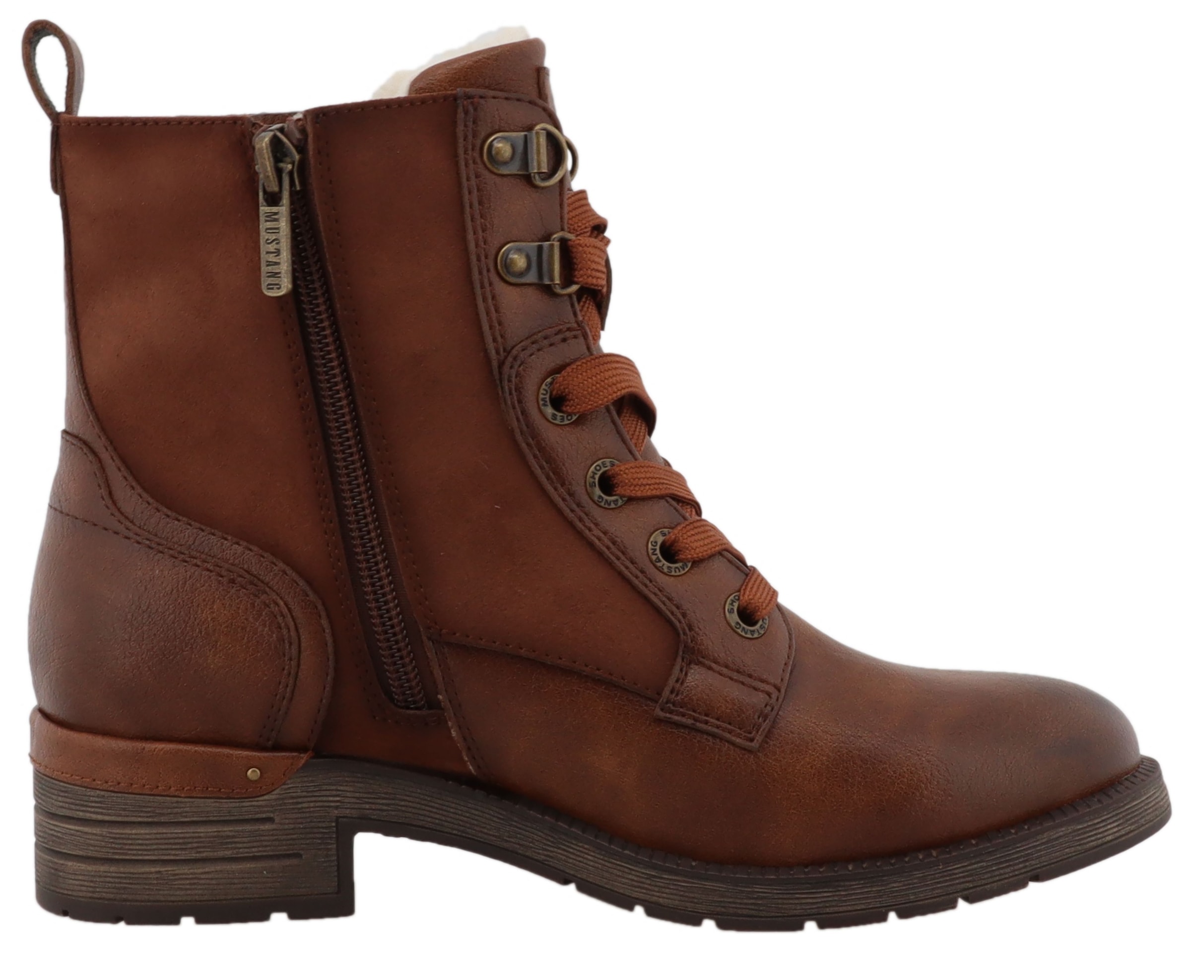 Mustang Shoes Bottes d'hiver »Gelja«  bottines d'hiver, boots avec fermeture éclair intérieure