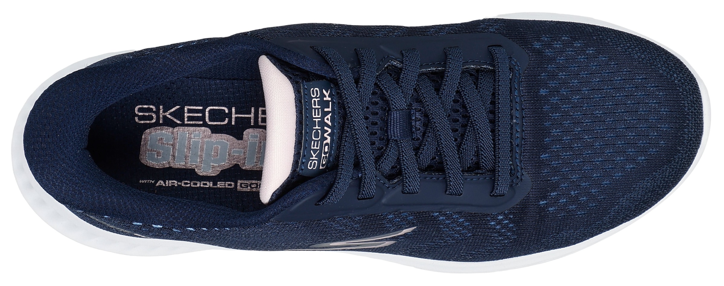 Skechers Baskets slip-on »GO WALK NOW-KHLOE«  Freizeitschuh mit Fersenkissen und Slip-ins Technologie