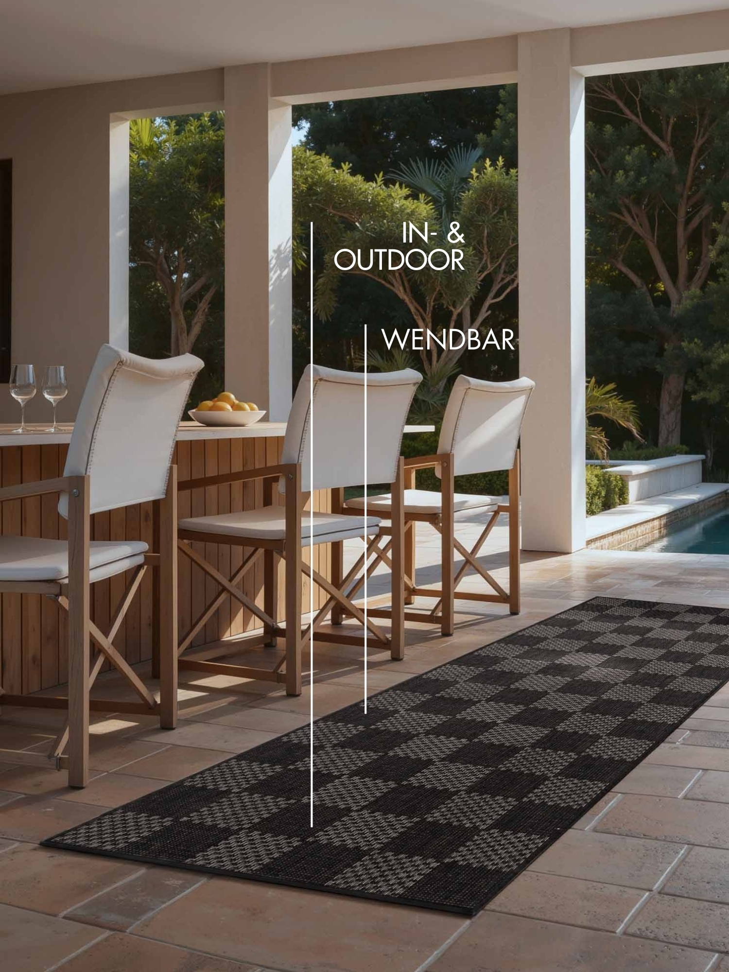 Ted Baker Teppich »Dorothy« rechteckig 8 mm Höhe Designteppich, Wetterfest, Pflegeleicht, Modern, Wohnzimmer, Terrasse