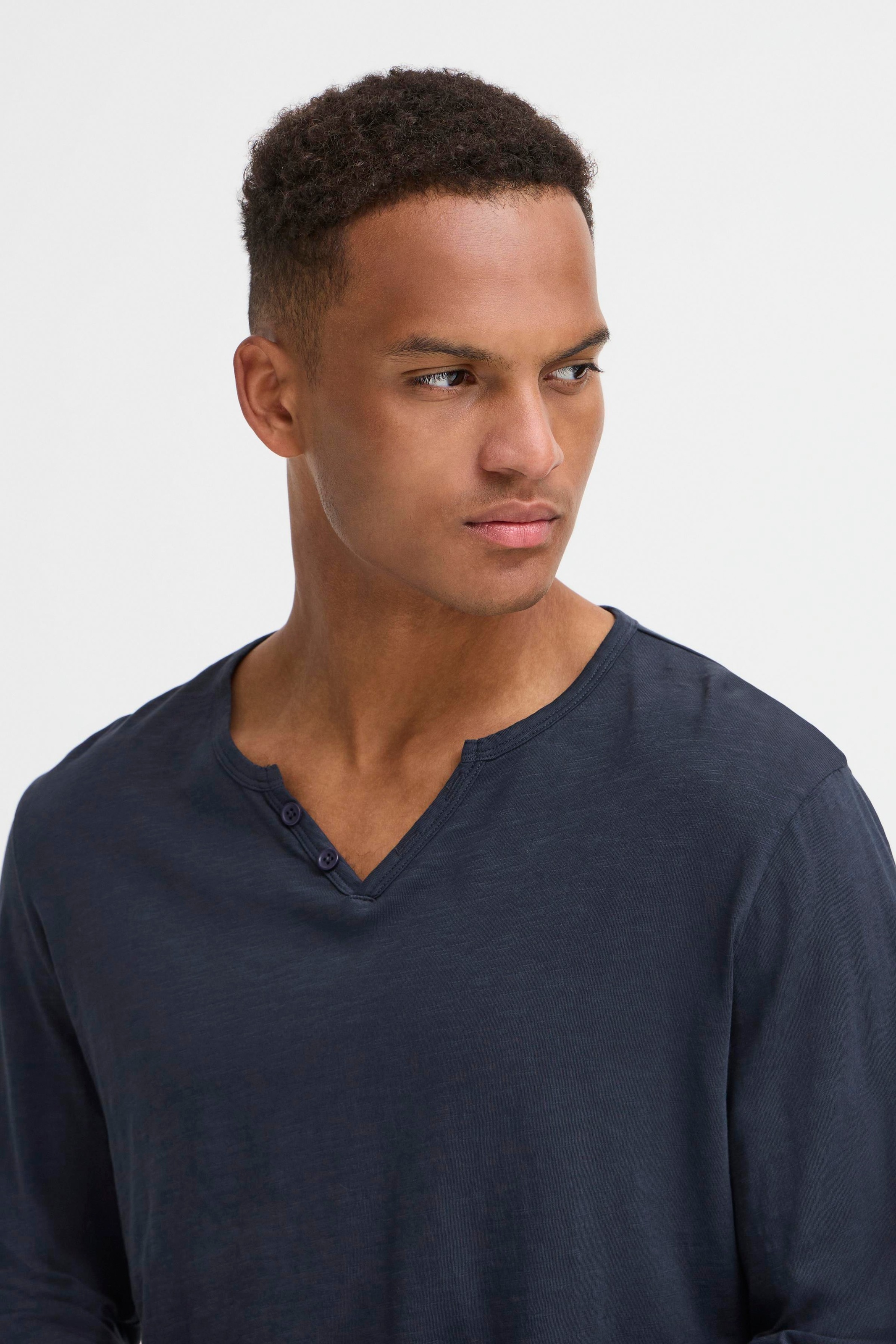 Blend T-shirt »BHIVALDE SPILT NCK L/S TEE«