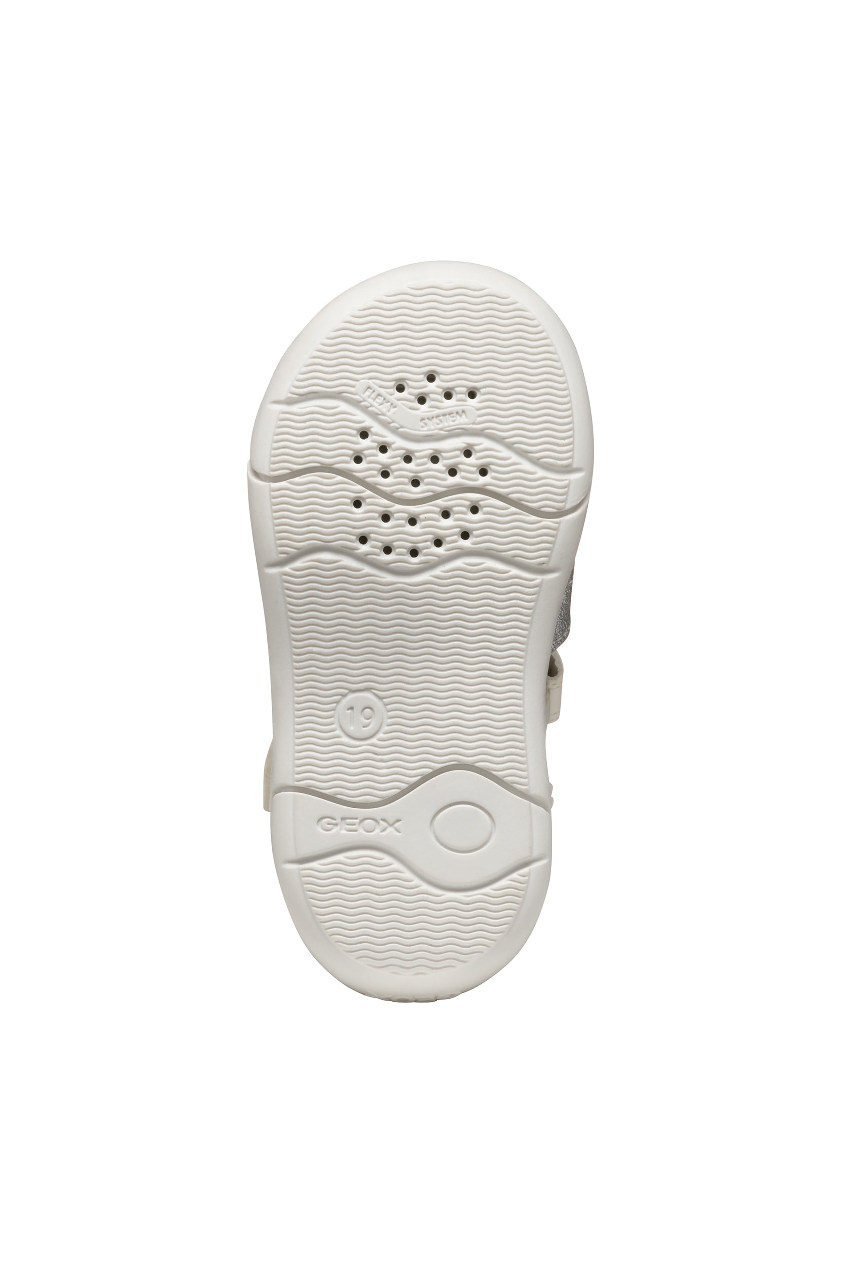 Geox Lauflernschuh »B SANDAL ZAPITO GIRL«  Babyschuh, Sommerschuh, Klettschuh, Grössenschablone zum Download