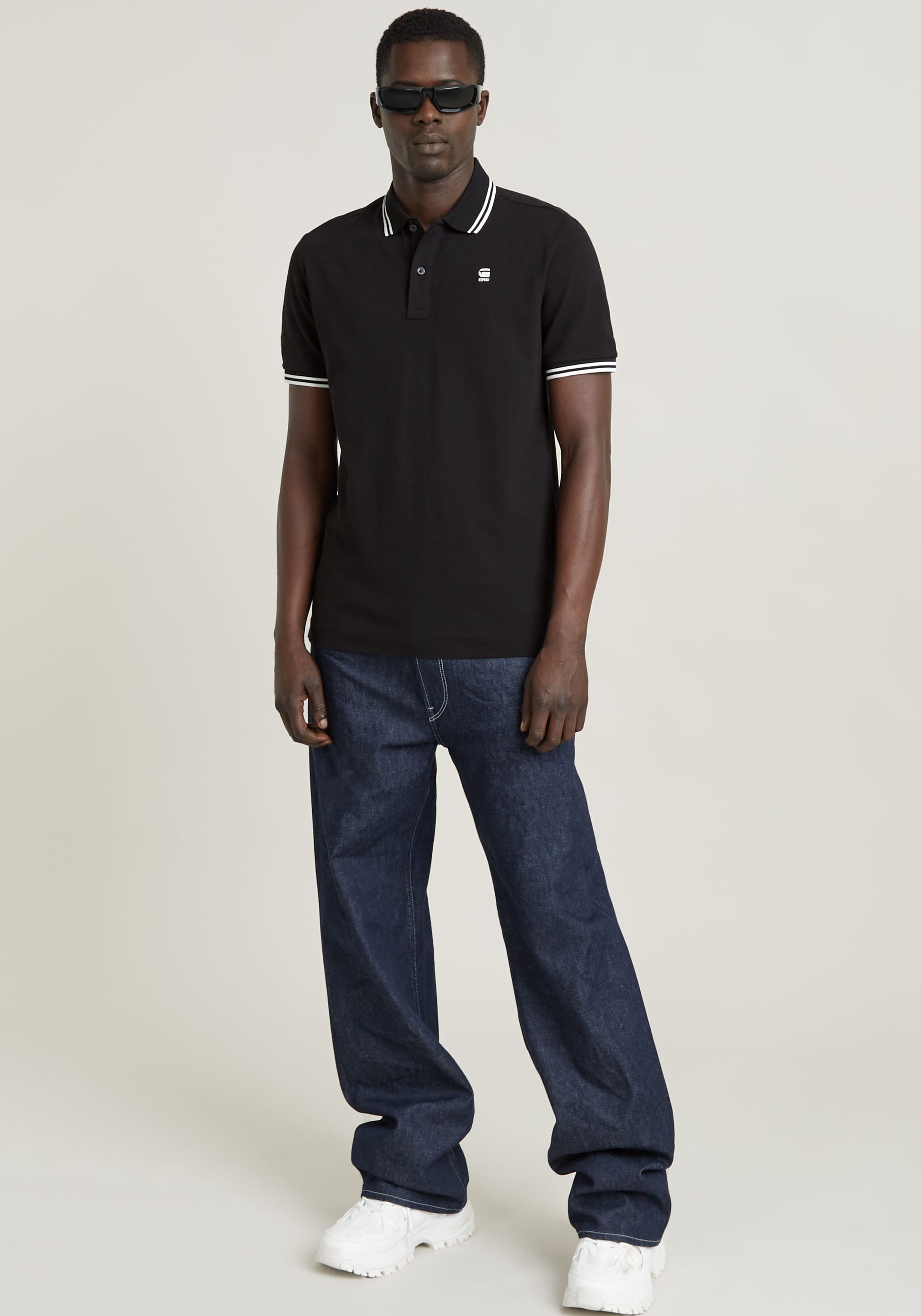 G-STAR Poloshirt »Poloshirt Dunda slim stripe« in Kurzarm-Form