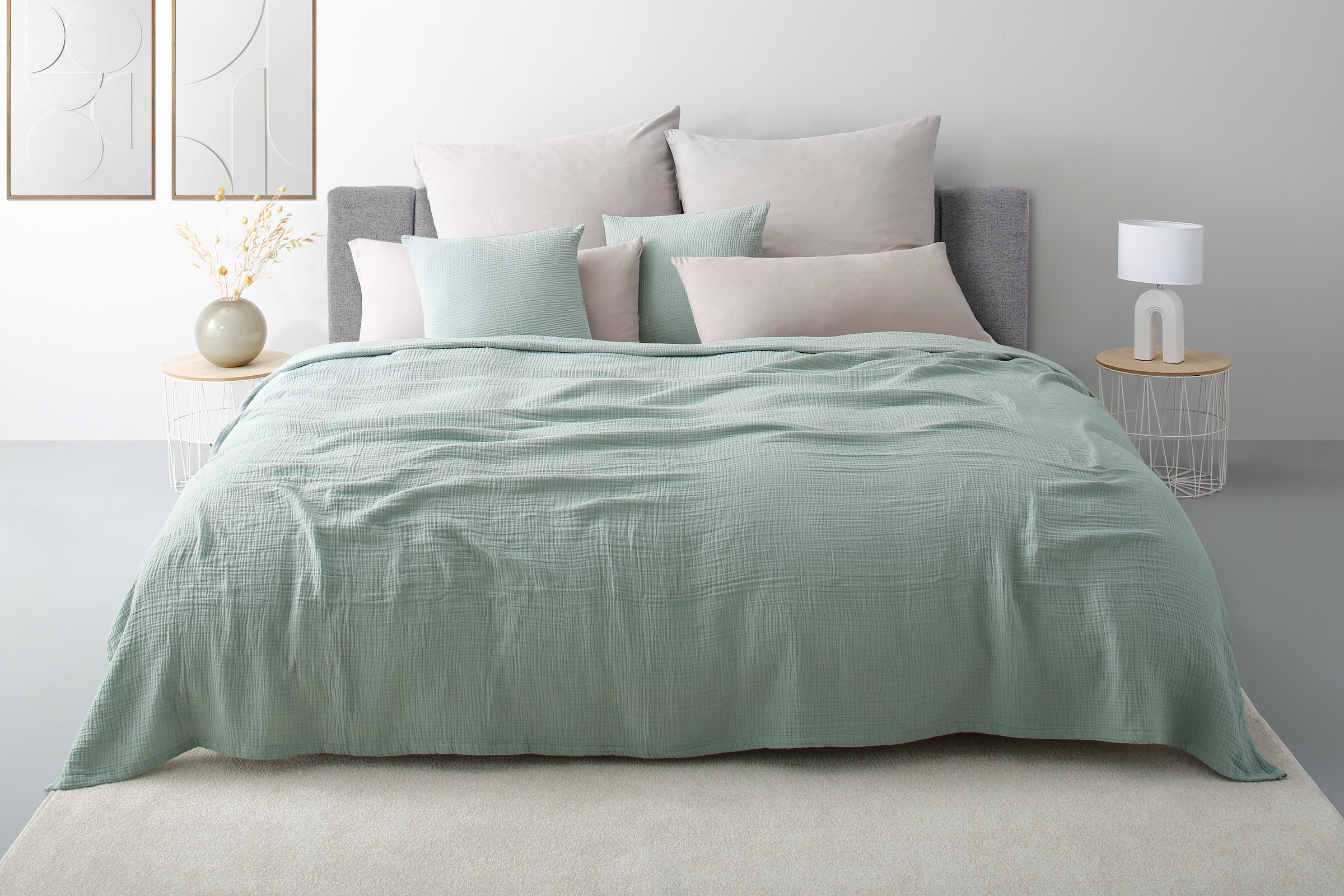 GOODproduct Kissenbezug »Bailee« weiche Musselin Qualität, viele Farben erhältlich, Bezug in 50x50 cm