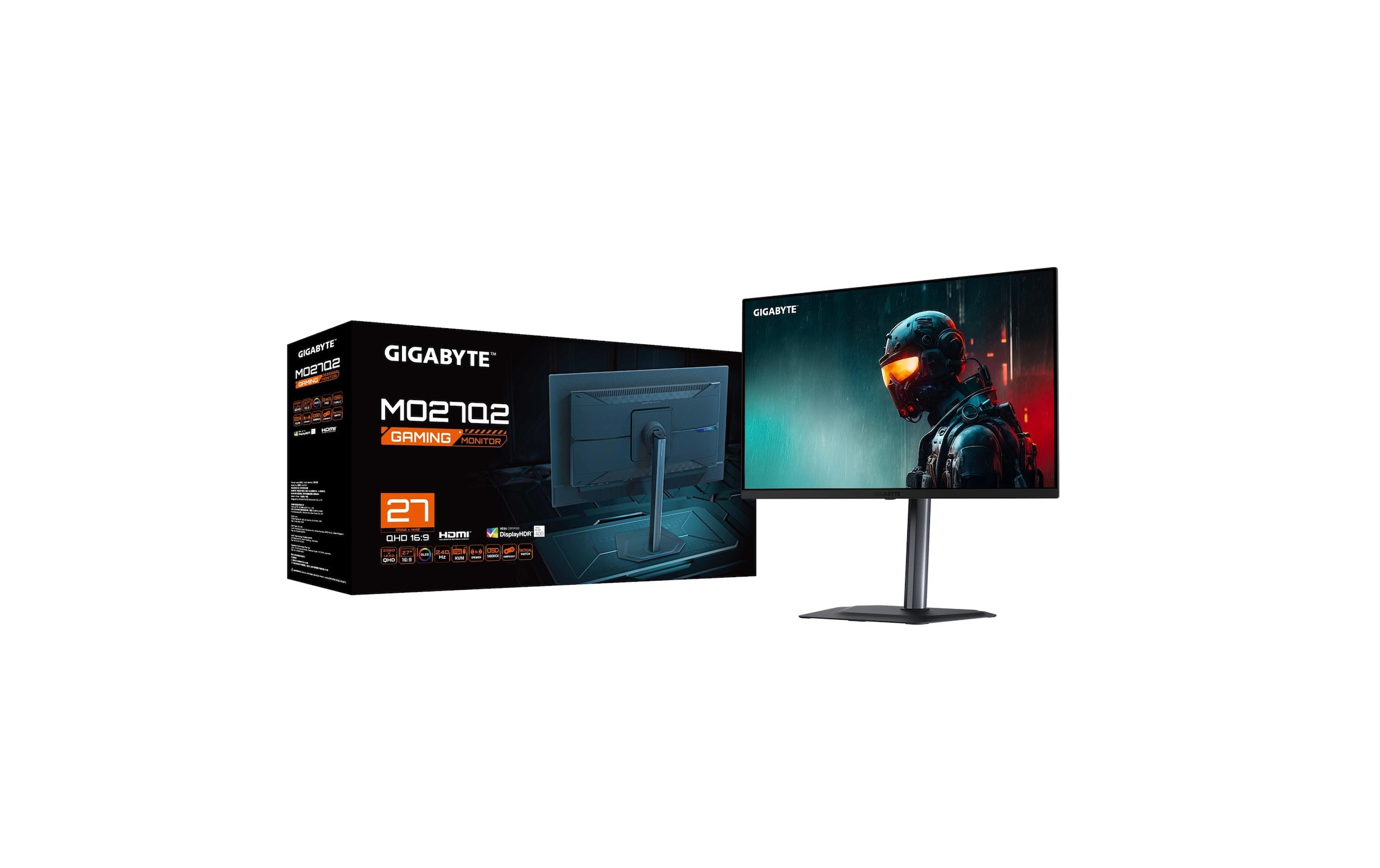Gigabyte Gaming-Monitor »MO27Q2« 68,58 cm/27 ″  2560 x 1440 px WQHD 0,03 Reaktionszeit 240 Hz