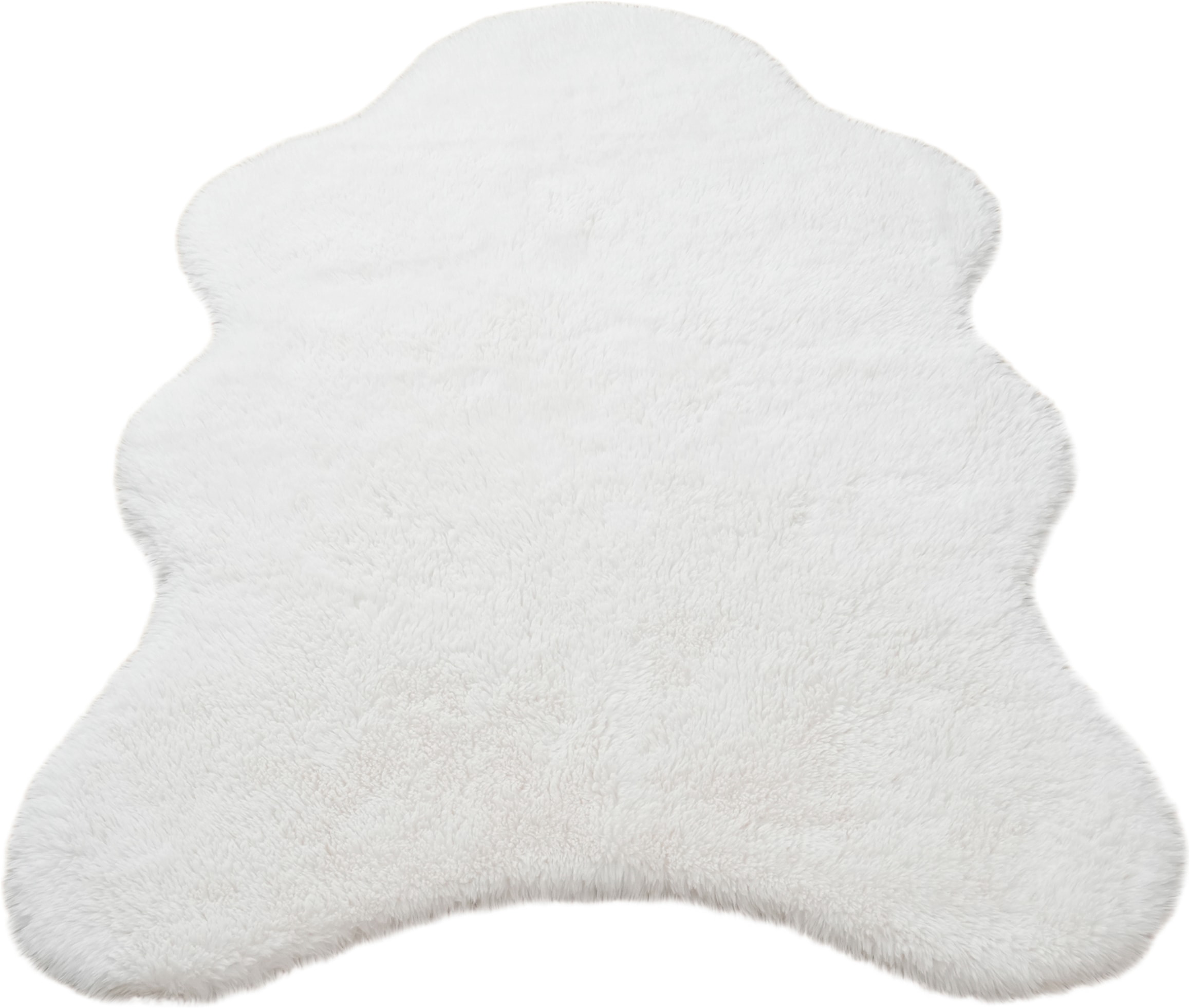 GOODproduct Tapis à poils longs »Mollin, Fellform, leichter Glanz« Rectangulaire 30 mm Höhe fausse fourrure, imitation fourrure, lavable, duveteux, doux, salon
