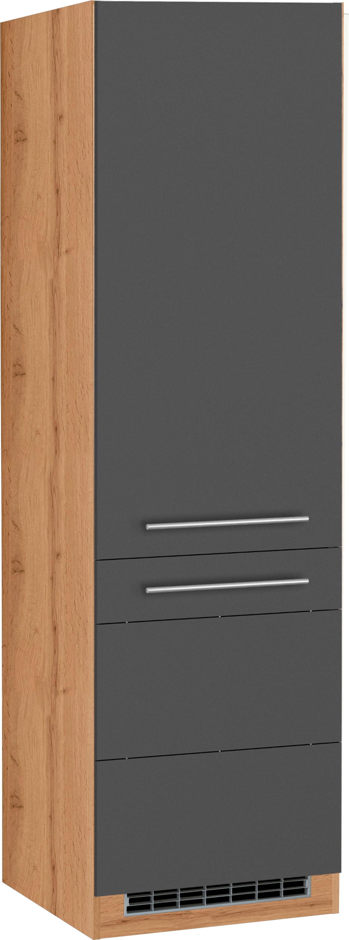 KOCHSTATION Armoire réfrigérée encastrable »KS-Wien« 60 cm de large, 200 cm de haut, adapté pour combiné réfrigérateur-congélateur encastrable
