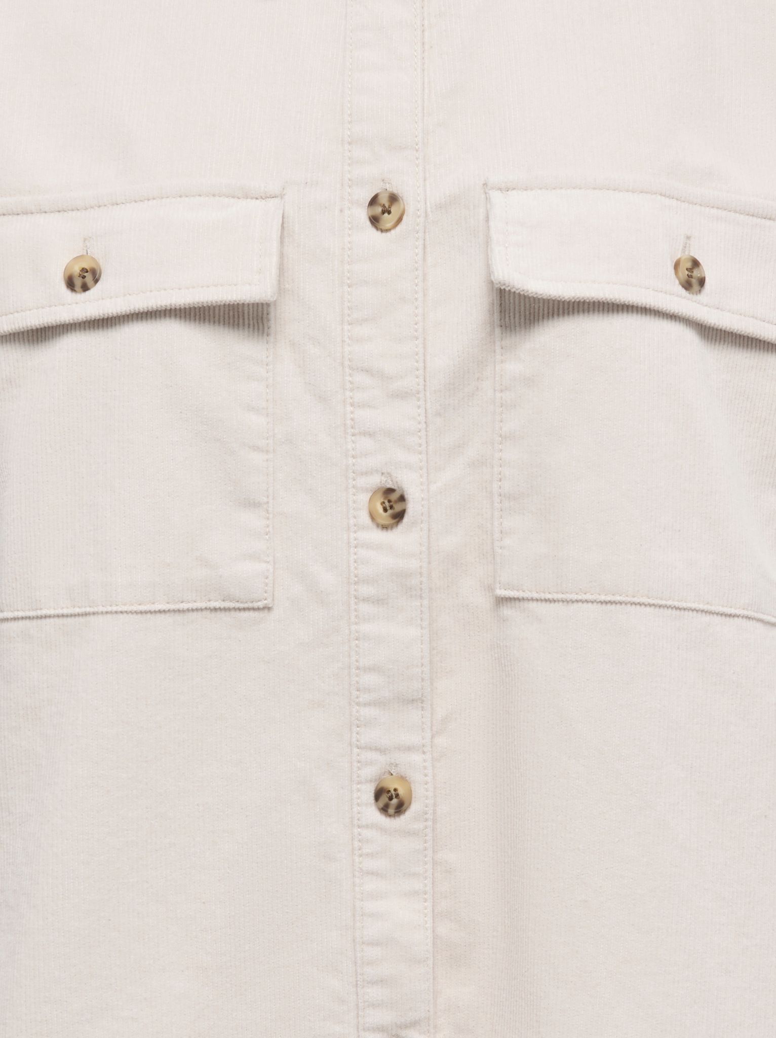 ONLY Blouse chemise »ONLMOXIE L/S CORD SLIT SHACKET CC PNT« Coton, velours côtelé fin, oversize