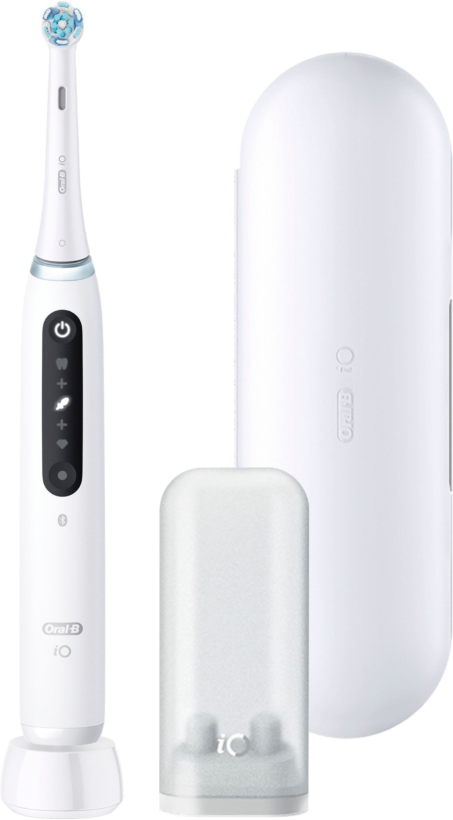 Oral-B Brosse à dents électrique »Oral-B iO Series 5« 1 cuis Aufsteckbürsten Batterie longue durée | Étui de voyage | Support pour brosse interchangeable