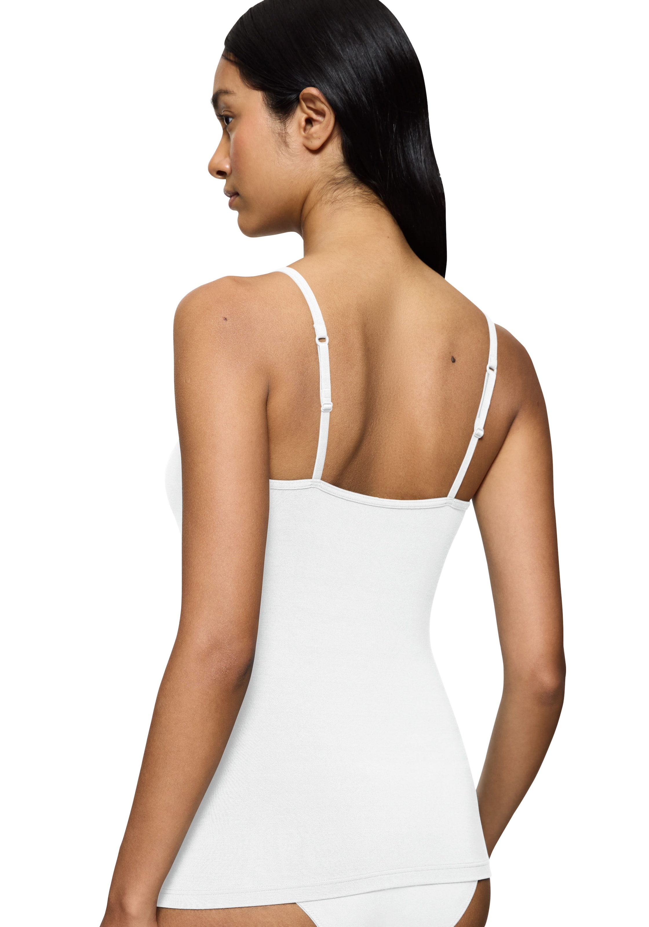 Triumph Spaghettitop »Feel of Modal« seidenweich, eckiger Ausschnitt, bequem, Spitzen-Details, elastisch