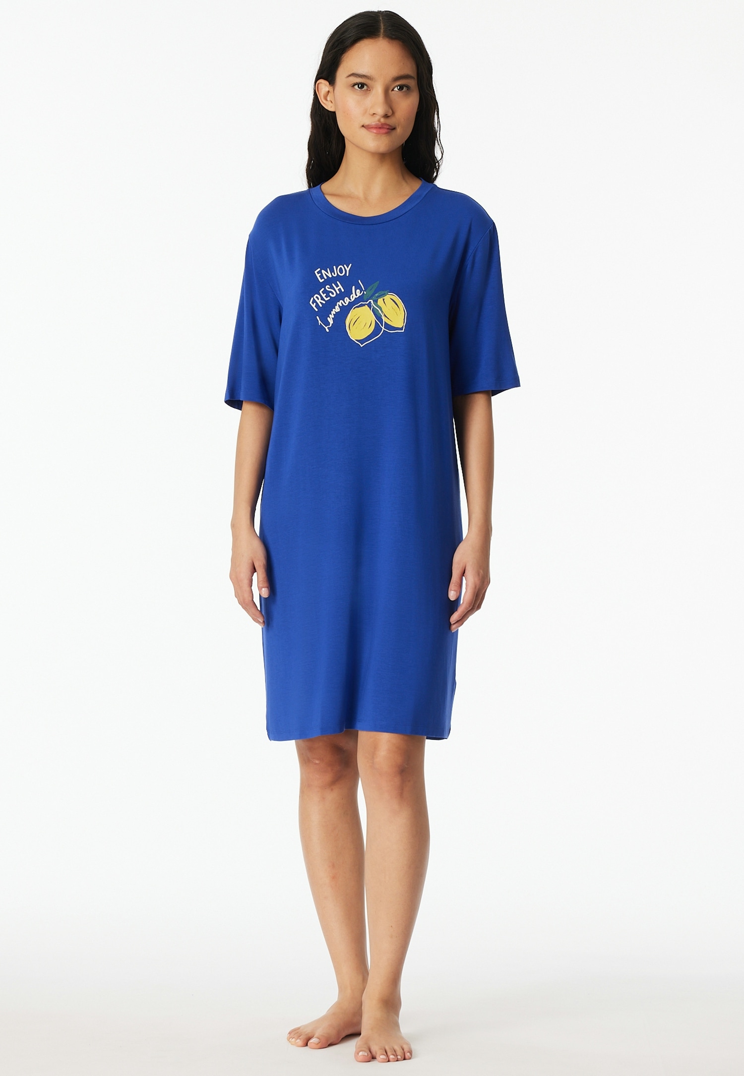 Schiesser Nachthemd »Casual Fashion« Gesamtlänge ca. 90 cm, in fliessender Single-Jersey Qualtiät