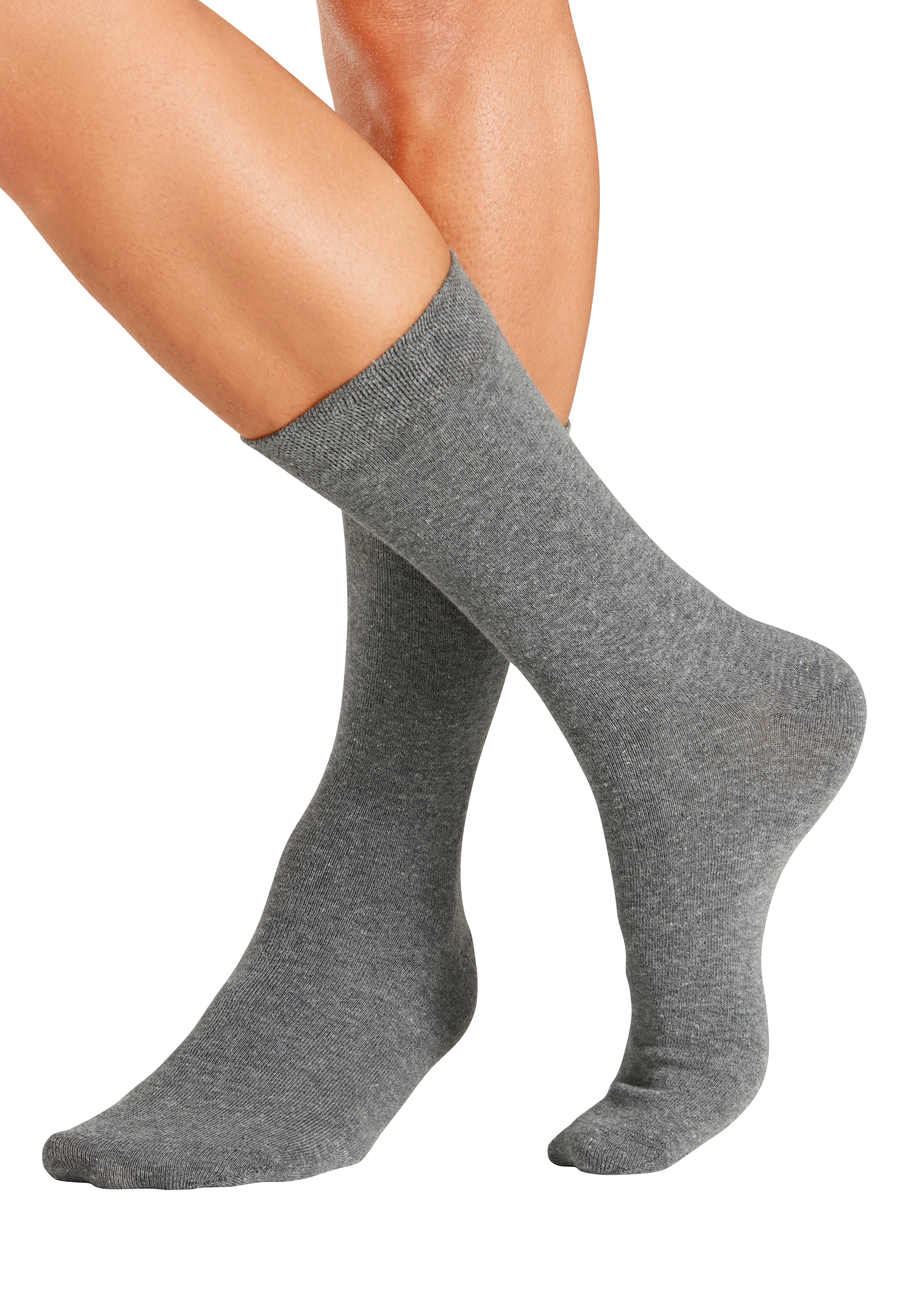 John Devin Chaussettes d'affaires Packung, 3 cuis tlg. mit längerer Schaftlänge, verpackt in einer Box