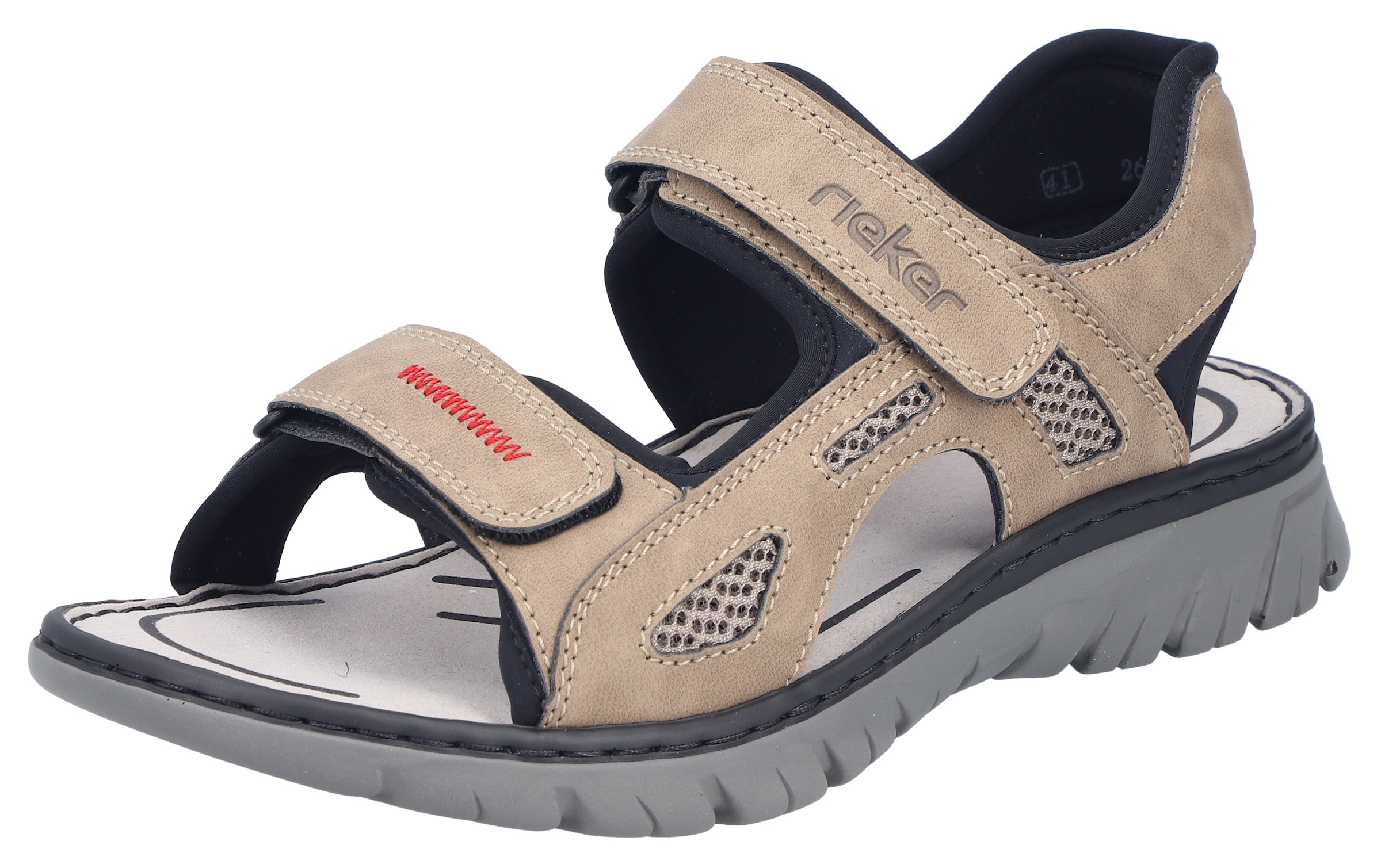Rieker Sandale  Chaussure d'été, chaussure à scratch, sandale d'extérieur, style trekking