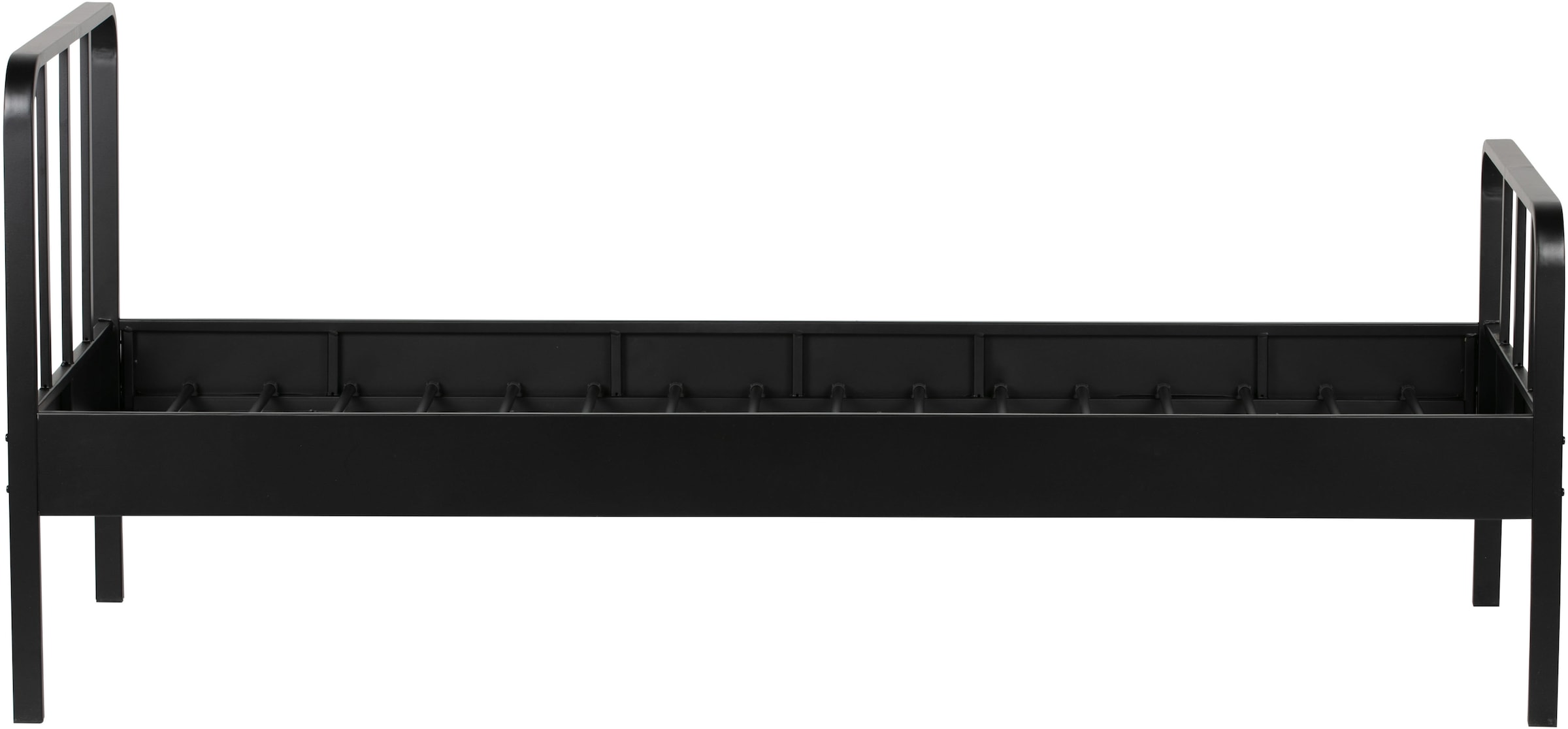 WOOOD Sommier »Mees tahlrahmen pulverbeschichtet mit Kopf- und Fussteil« Dimensions du matelas 120x200 cm, capacité de charge 150 kg